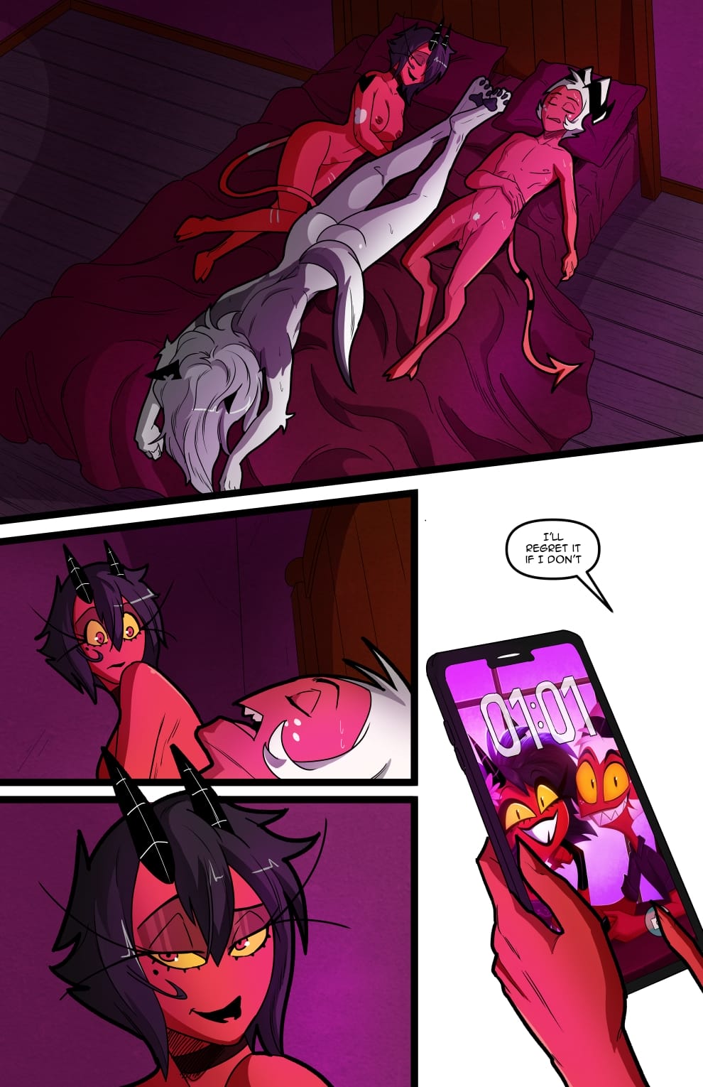 Helluva Trio (Helluva Boss) [Swain Art] 1 . Helluva Trio - Chapter 1 (Helluva Boss) [Swain Art] – page 101