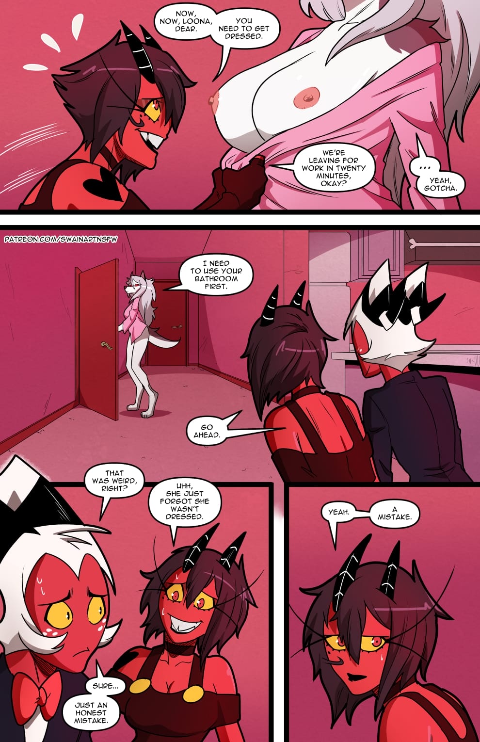 Helluva Trio (Helluva Boss) [Swain Art] 2 . Helluva Trio - Chapter 2 (Helluva Boss) [Swain Art] – page 4