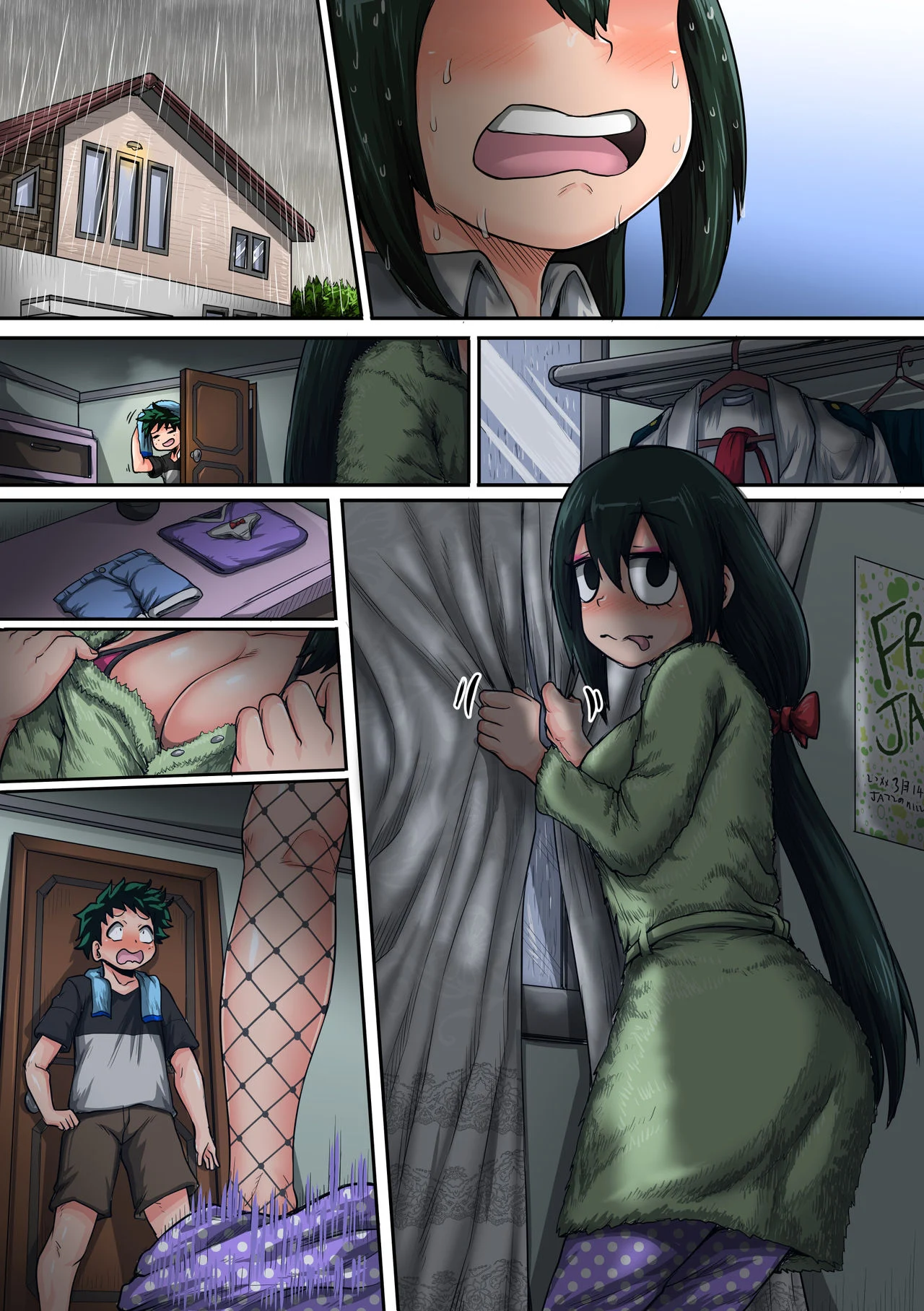 My Harem Academia (Boku No Hero Academia) [Juna Juna Juice] 6 . My Harem Academia - The Frog Girl With Animal Instincts - Chapter 6 (Boku No Hero Academia) [Juna Juna Juice] – page 115