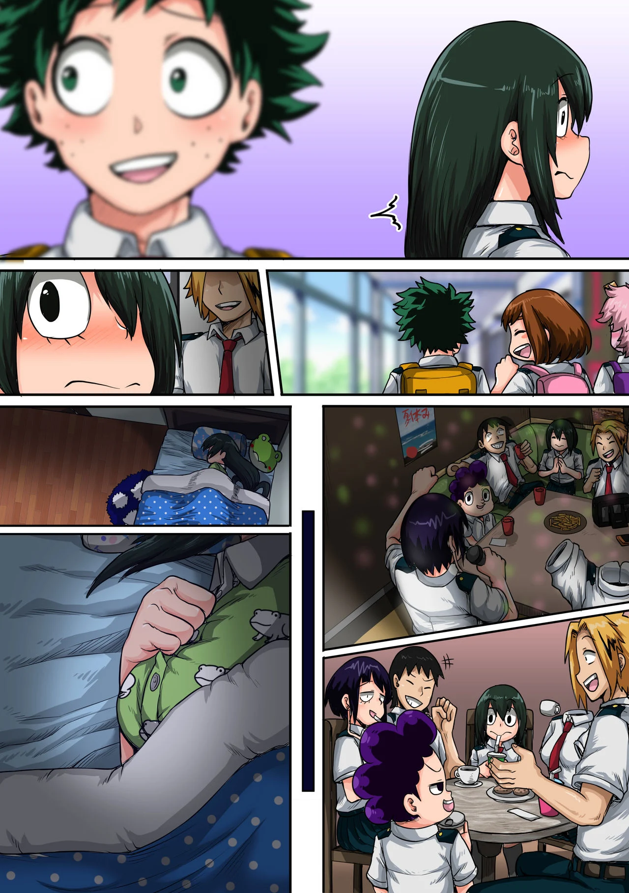 My Harem Academia (Boku No Hero Academia) [Juna Juna Juice] 6 . My Harem Academia - The Frog Girl With Animal Instincts - Chapter 6 (Boku No Hero Academia) [Juna Juna Juice] – page 148