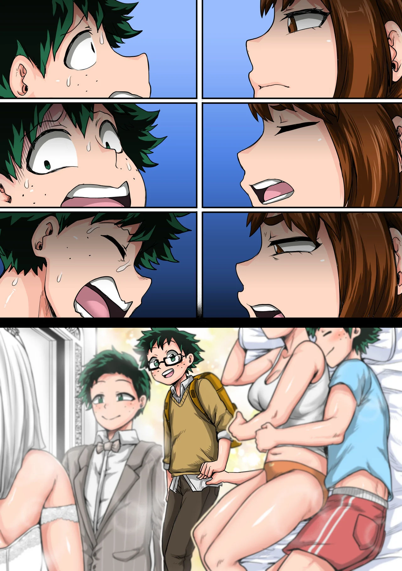 My Harem Academia (Boku No Hero Academia) [Juna Juna Juice] 6 . My Harem Academia - The Frog Girl With Animal Instincts - Chapter 6 (Boku No Hero Academia) [Juna Juna Juice] – page 158