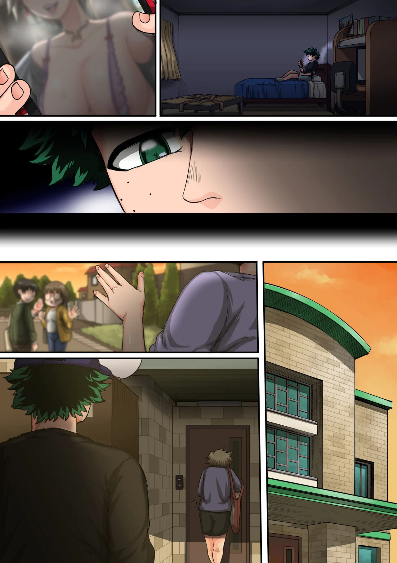 My Harem Academia (Boku No Hero Academia) [Juna Juna Juice] 6 . My Harem Academia - The Frog Girl With Animal Instincts - Chapter 6 (Boku No Hero Academia) [Juna Juna Juice] – page 161