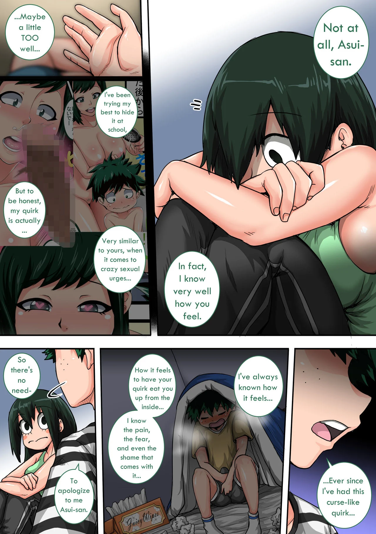 My Harem Academia (Boku No Hero Academia) [Juna Juna Juice] 6 . My Harem Academia - The Frog Girl With Animal Instincts - Chapter 6 (Boku No Hero Academia) [Juna Juna Juice] – page 21