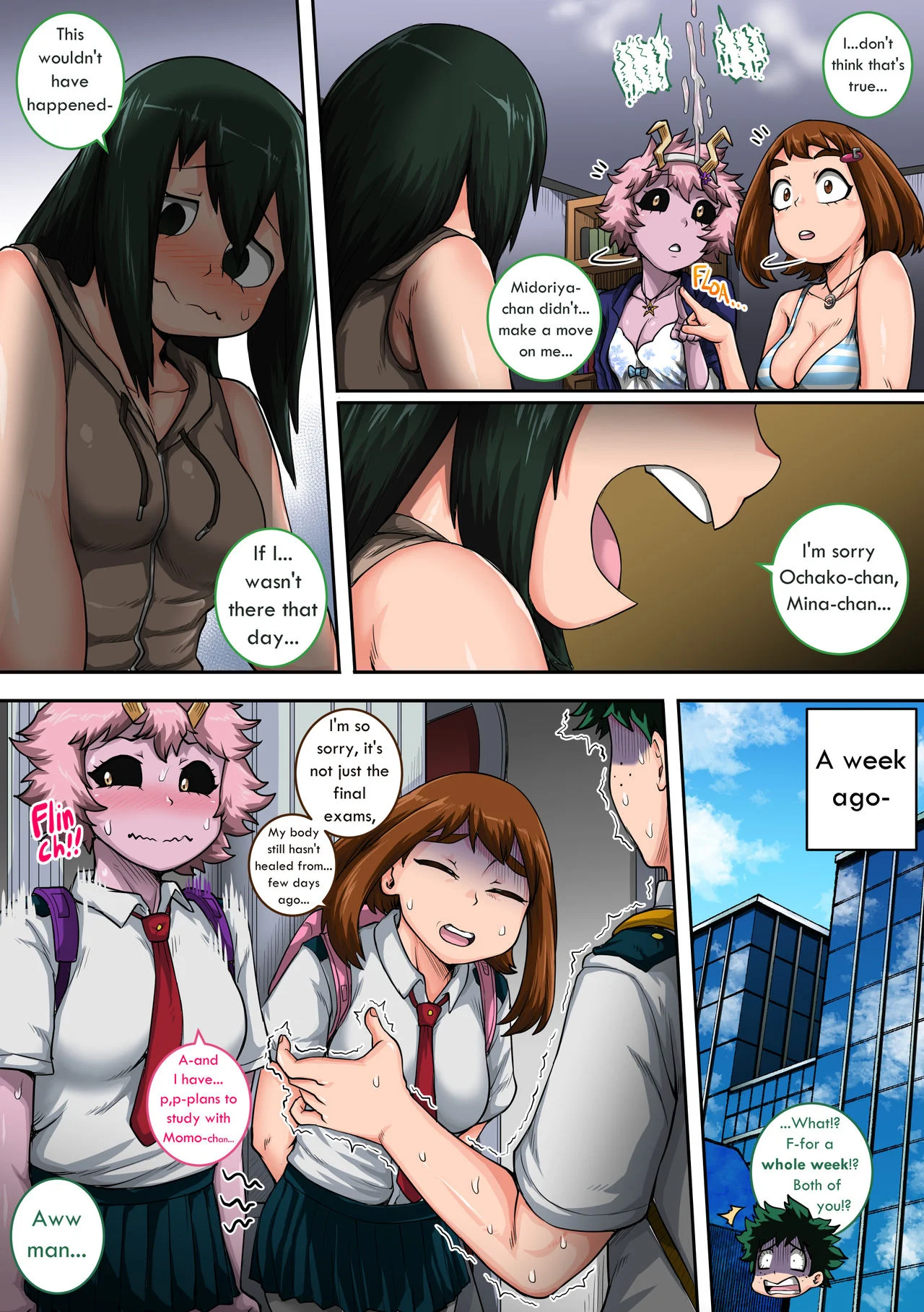 My Harem Academia (Boku No Hero Academia) [Juna Juna Juice] 6 . My Harem Academia - The Frog Girl With Animal Instincts - Chapter 6 (Boku No Hero Academia) [Juna Juna Juice] – page 5