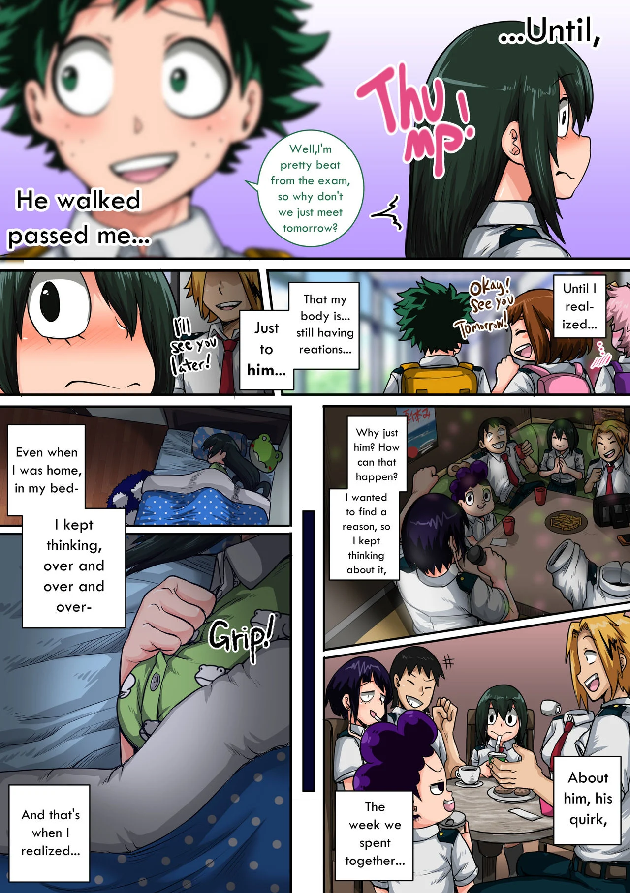 My Harem Academia (Boku No Hero Academia) [Juna Juna Juice] 6 . My Harem Academia - The Frog Girl With Animal Instincts - Chapter 6 (Boku No Hero Academia) [Juna Juna Juice] – page 66