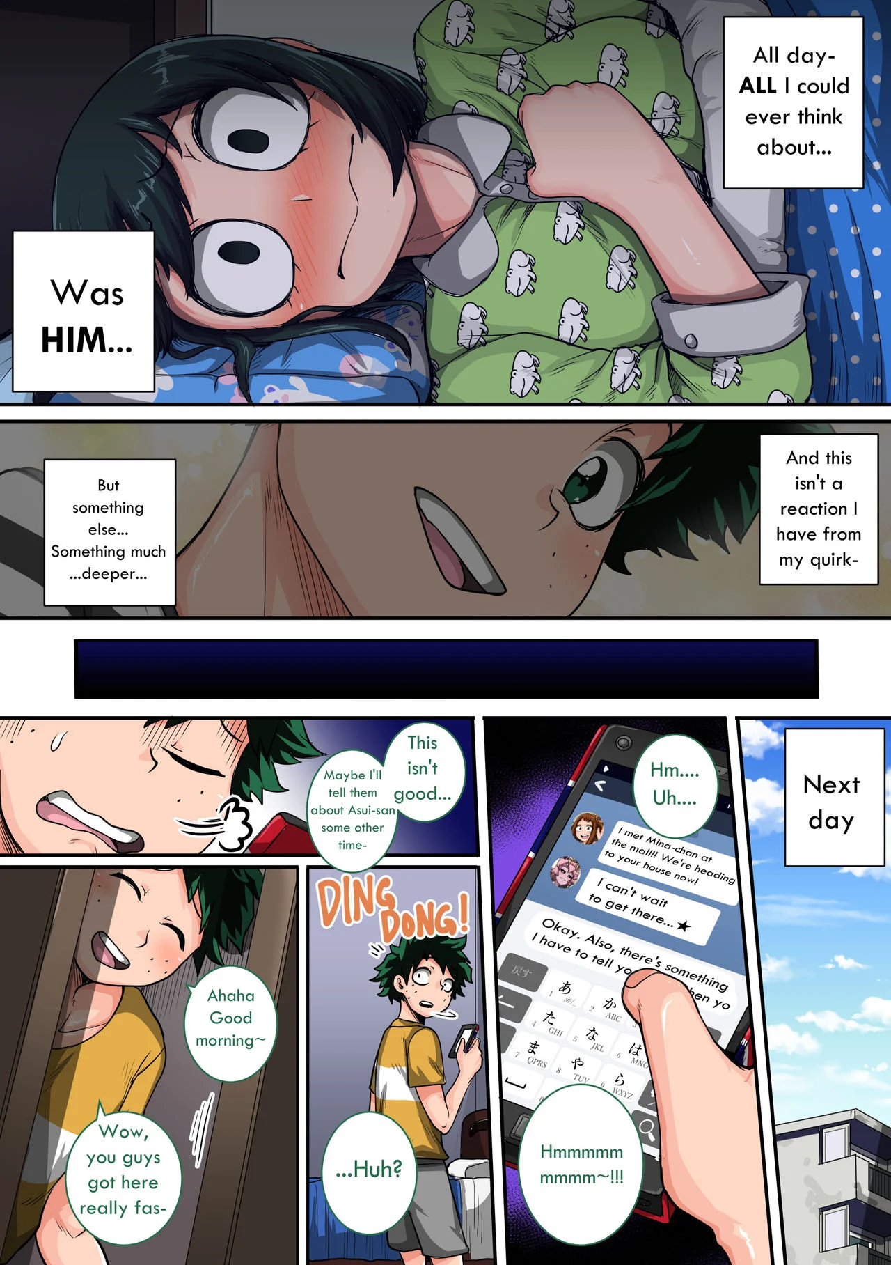 My Harem Academia (Boku No Hero Academia) [Juna Juna Juice] 6 . My Harem Academia - The Frog Girl With Animal Instincts - Chapter 6 (Boku No Hero Academia) [Juna Juna Juice] – page 67