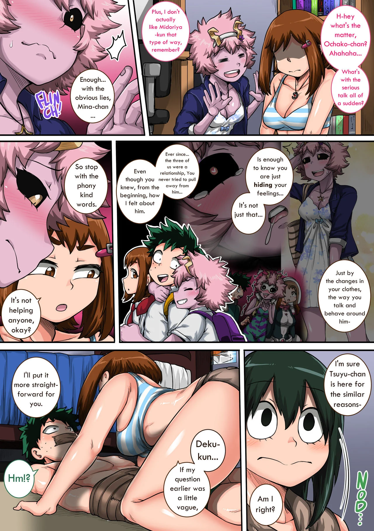 My Harem Academia (Boku No Hero Academia) [Juna Juna Juice] 6 . My Harem Academia - The Frog Girl With Animal Instincts - Chapter 6 (Boku No Hero Academia) [Juna Juna Juice] – page 74