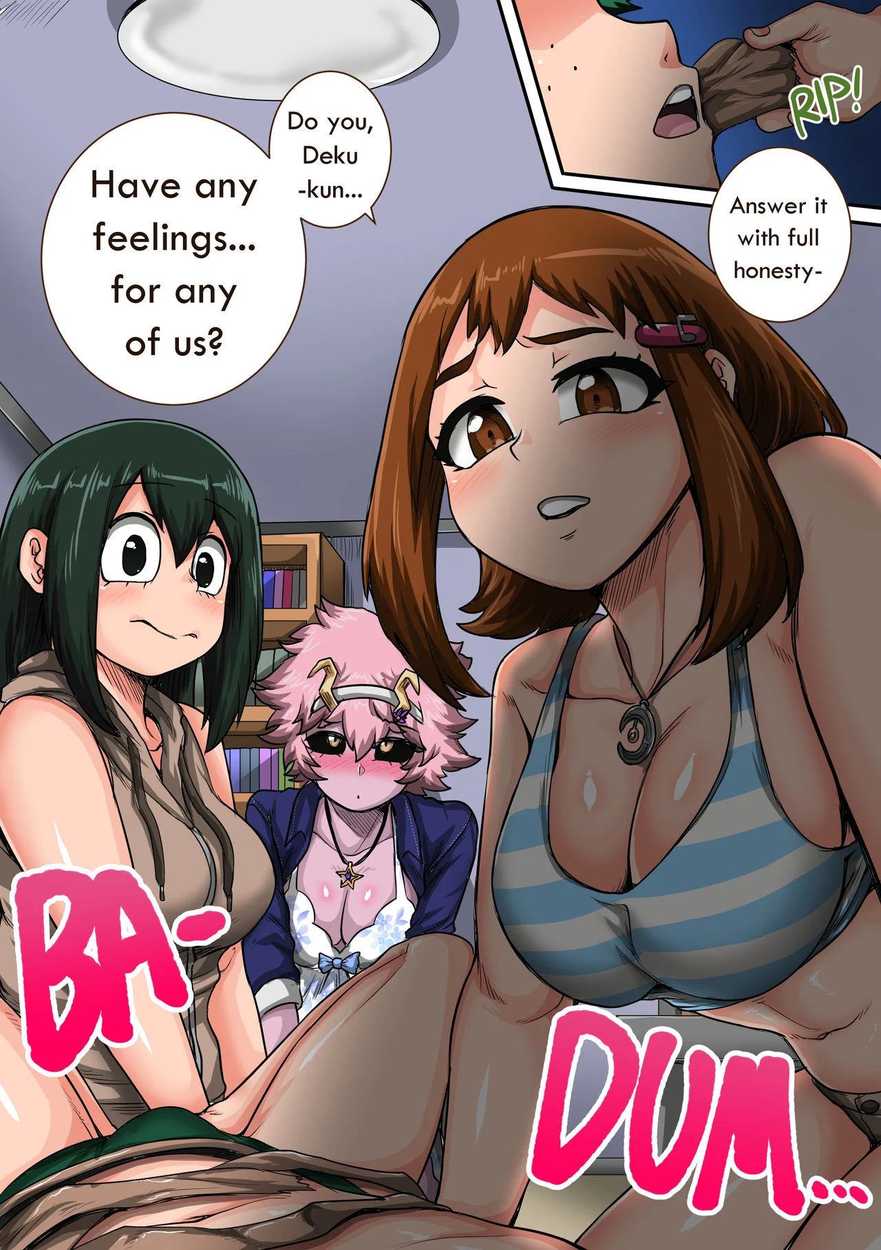 My Harem Academia (Boku No Hero Academia) [Juna Juna Juice] 6 . My Harem Academia - The Frog Girl With Animal Instincts - Chapter 6 (Boku No Hero Academia) [Juna Juna Juice] – page 75