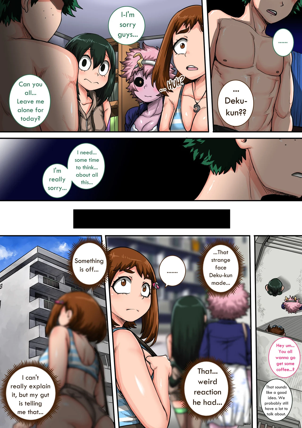 My Harem Academia (Boku No Hero Academia) [Juna Juna Juice] 6 . My Harem Academia - The Frog Girl With Animal Instincts - Chapter 6 (Boku No Hero Academia) [Juna Juna Juice] – page 78