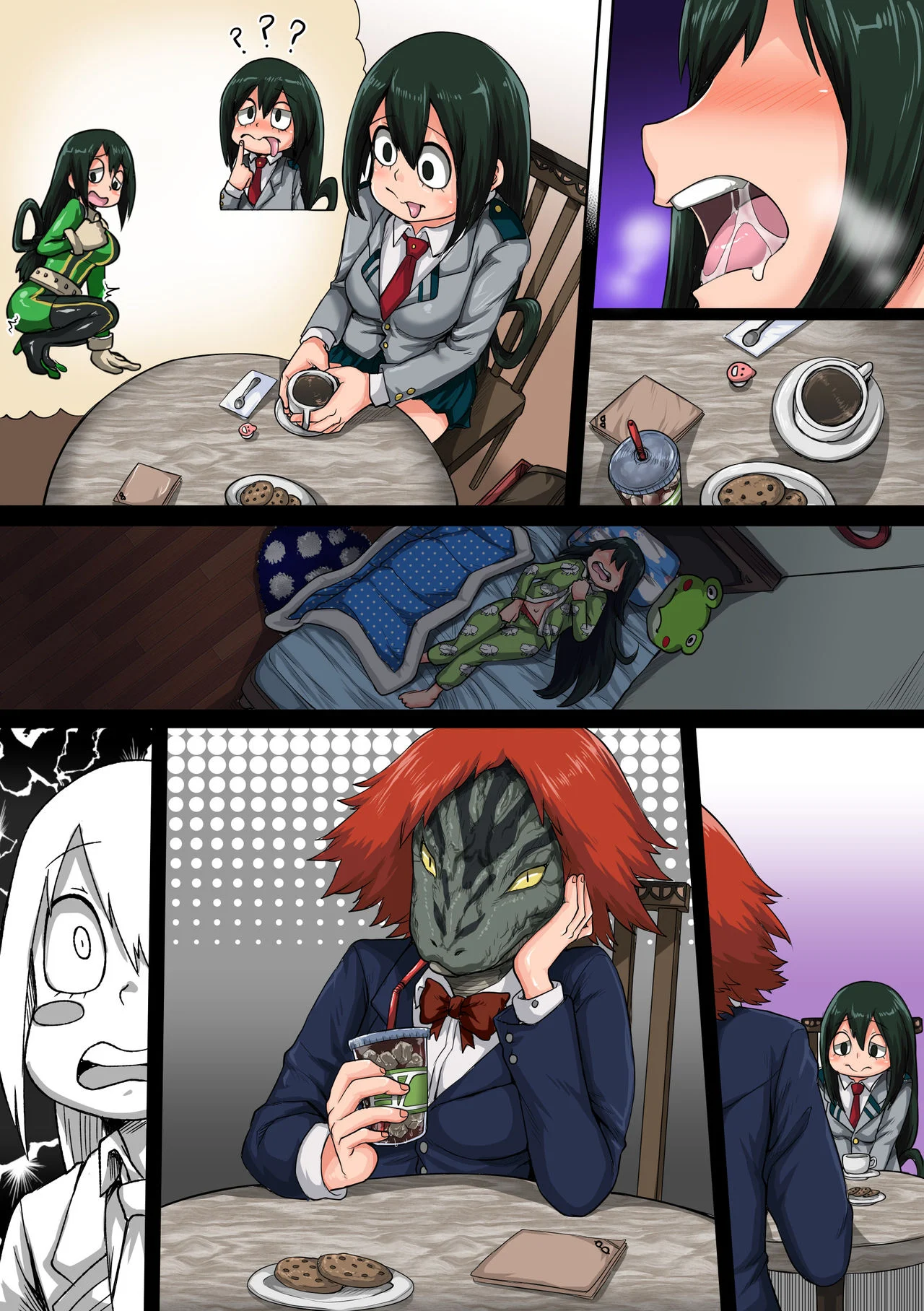 My Harem Academia (Boku No Hero Academia) [Juna Juna Juice] 6 . My Harem Academia - The Frog Girl With Animal Instincts - Chapter 6 (Boku No Hero Academia) [Juna Juna Juice] – page 90