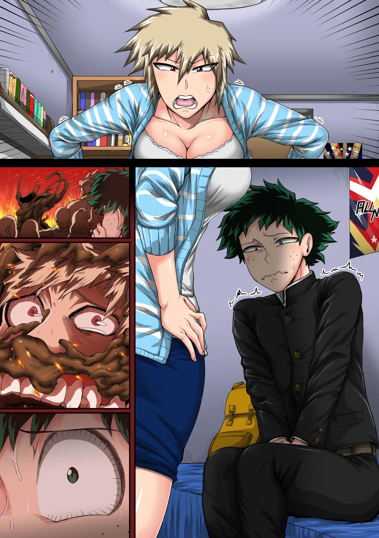 My Harem Academia (Boku No Hero Academia) [Juna Juna Juice] 7.5.1 . My Harem Academia - Bakugou Mama to no Natsuyasumi 3-1 - Chapter 7 (Boku No Hero Academia) [Juna Juna Juice] – page 65