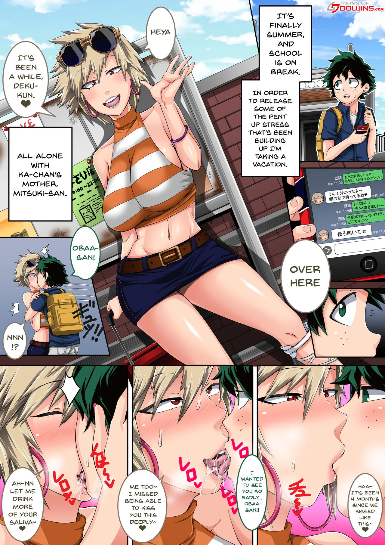 My Harem Academia (Boku No Hero Academia) [Juna Juna Juice] 7.1 . My Harem Academia Bakugou Mama to no Natsuyasumi "Zenpen" - Chapter 7 (Boku No Hero Academia) [Juna Juna Juice] – page 3
