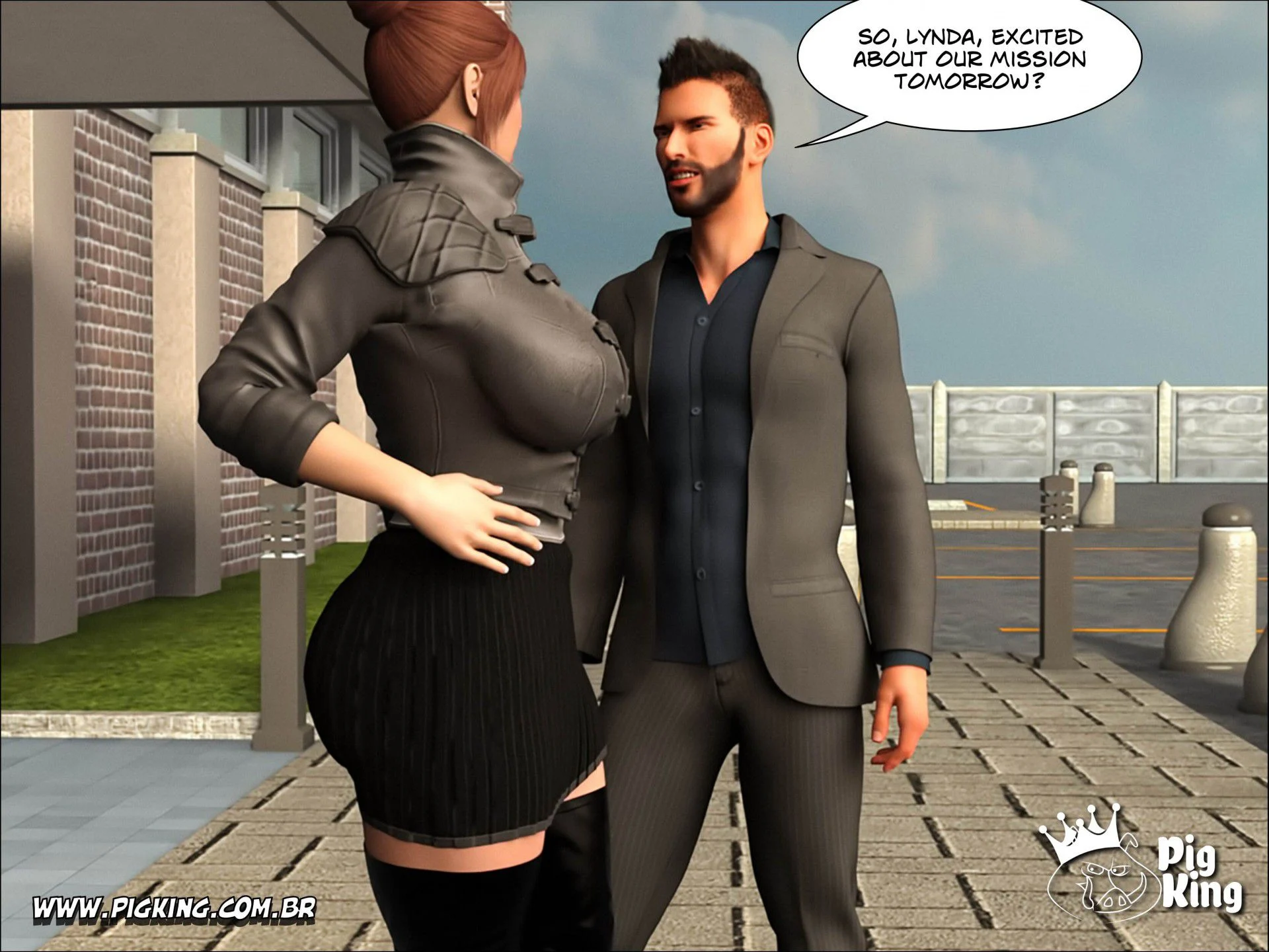Top Secret – Lynda, Nadine [PigKing] 1 . Top Secret - Lynda, Nadine, Maxine - Chapter 1 [PigKing] – page 2