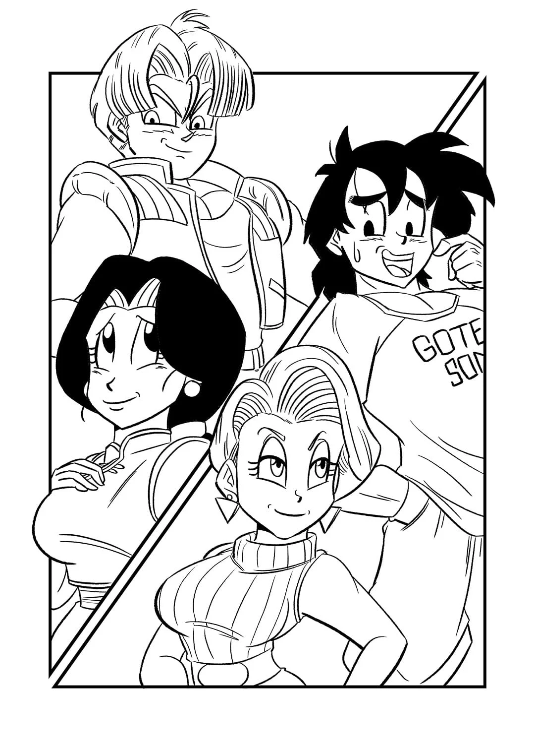 The Switch Up (Dragon Ball Z) [FunsexyDB] 1 . The Switch Up - Colored - Chapter 1 (Dragon Ball Z) [FunsexyDB] – page 2