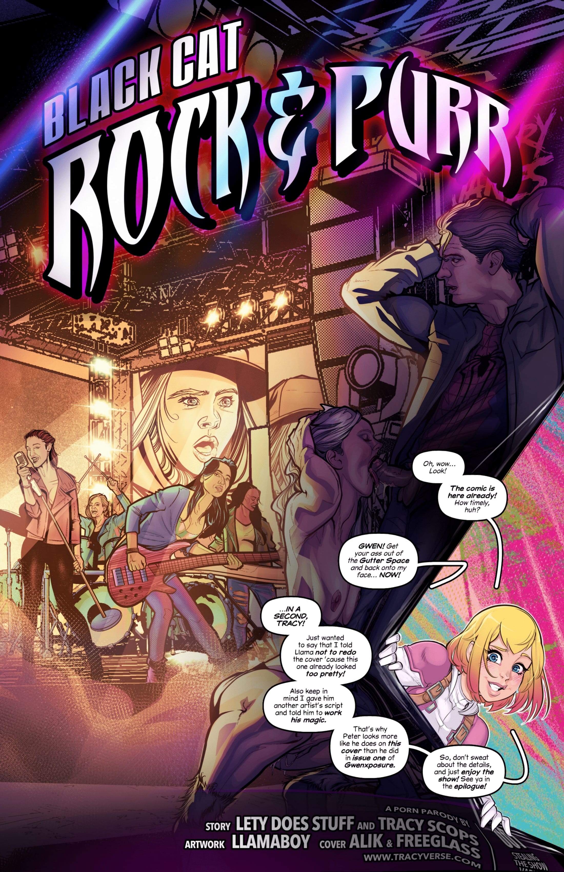 Gwen-Xposure (Spider-Man) [Tracy Scops] 2 . Gwen-Xposure - Reduxxx - Chapter 2 (Spider-Man) [Tracy Scops] – page 10