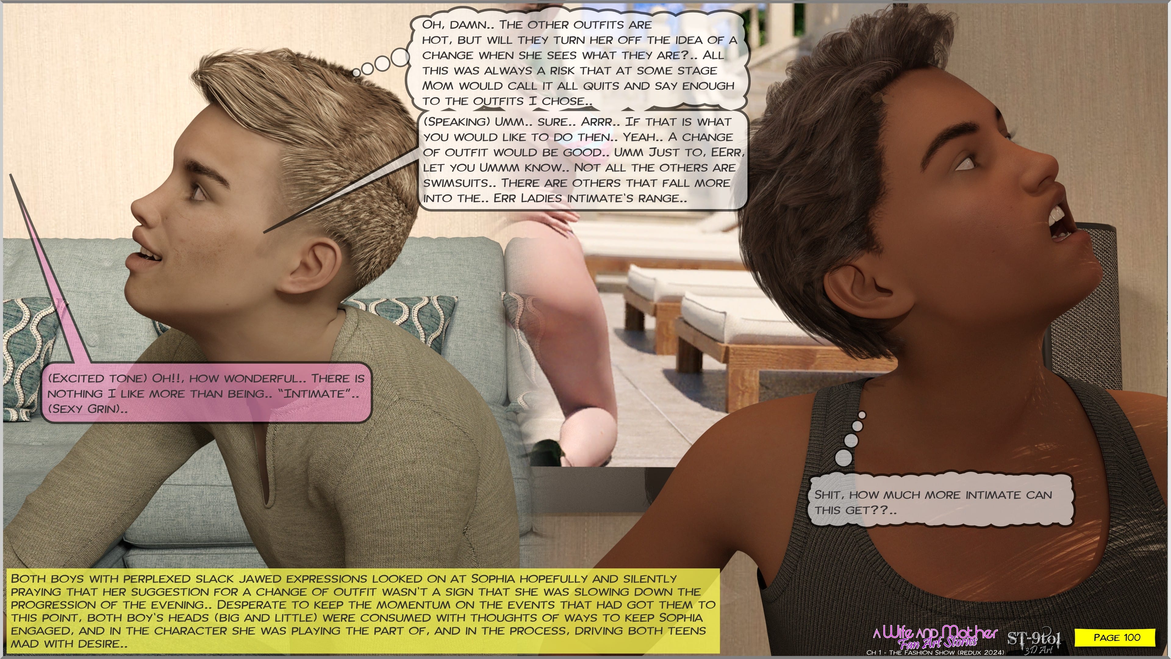 Fan Art Stories [ST-9Pol | ST9to1] 1.1.5 . The Fashion Show - Redux 2024 - [ST-9Pol] – page 102