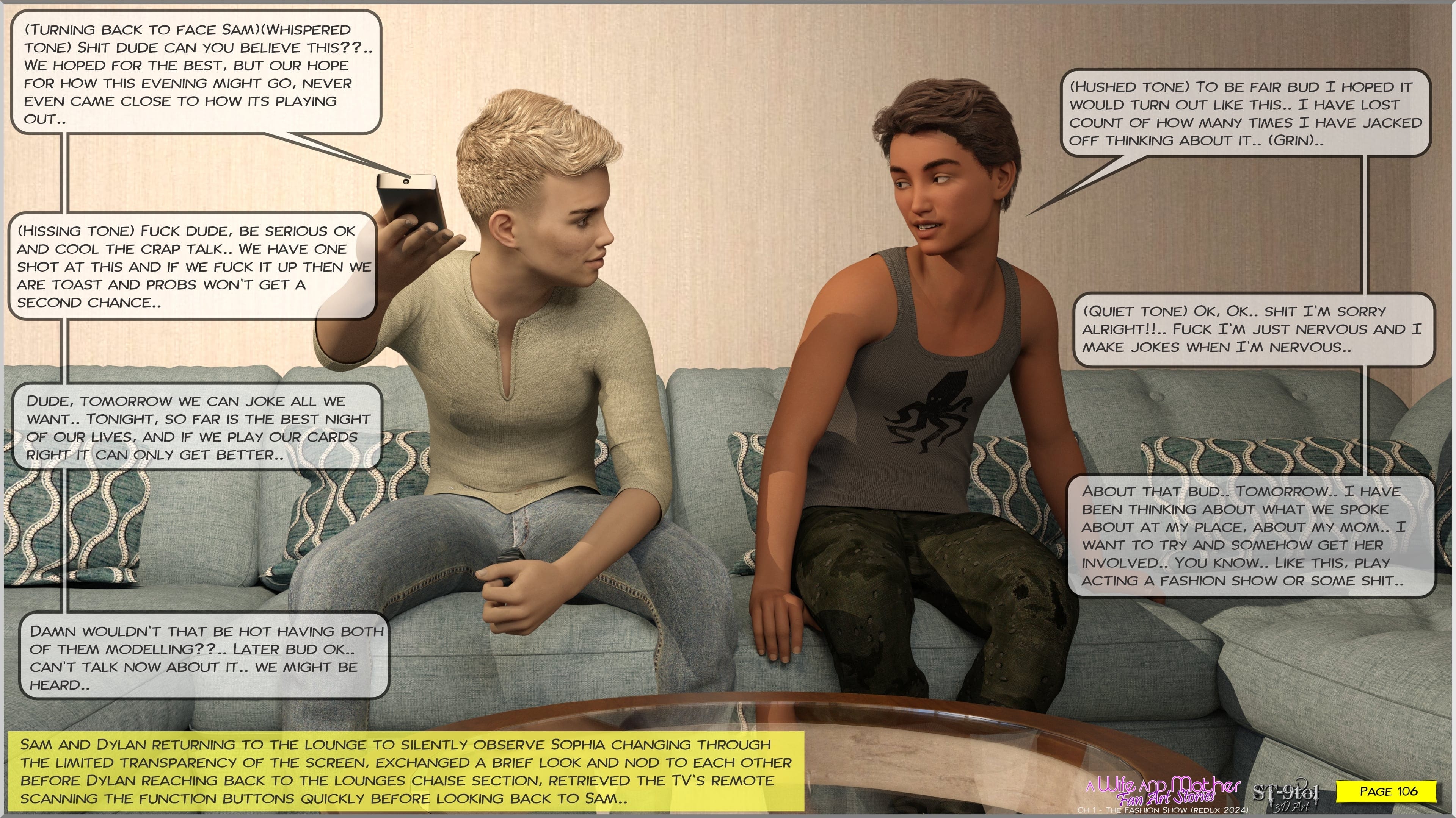Fan Art Stories [ST-9Pol | ST9to1] 1.1.5 . The Fashion Show - Redux 2024 - [ST-9Pol] – page 108
