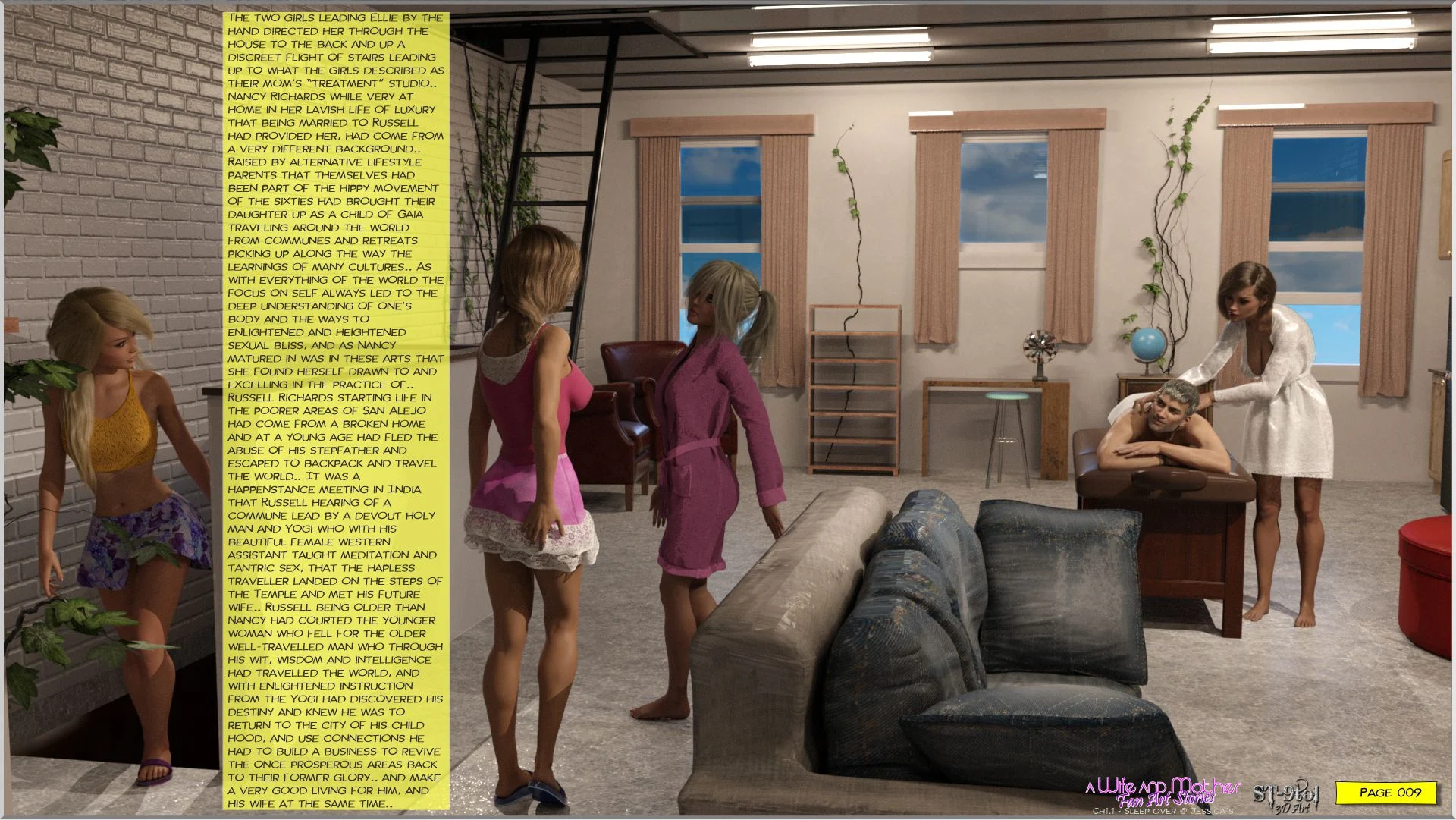 Fan Art Stories [ST-9Pol | ST9to1] 1.2 . Sleep over at Jessica's - [ST-9Pol] – page 9