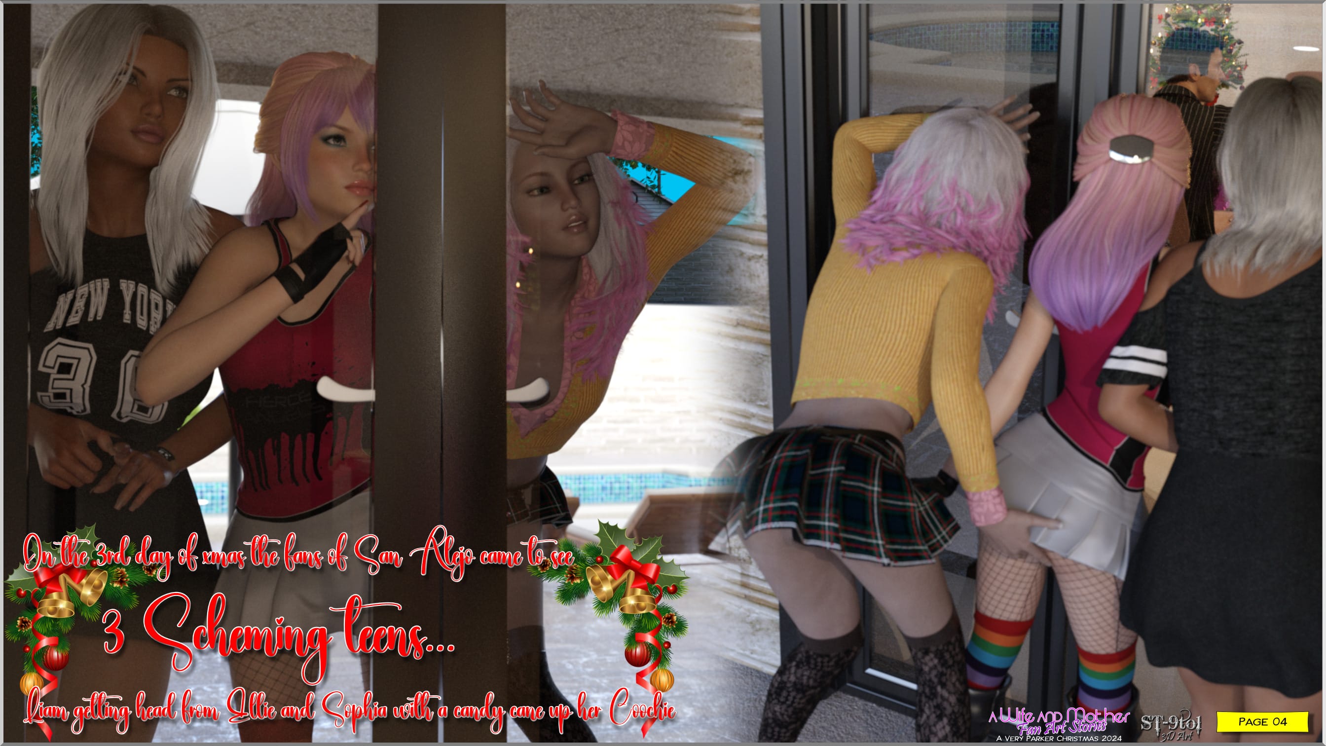 Fan Art Stories [ST-9Pol | ST9to1] 0.3 . The 12 days of Christmas - [ST-9Pol | ST9to1] – page 4