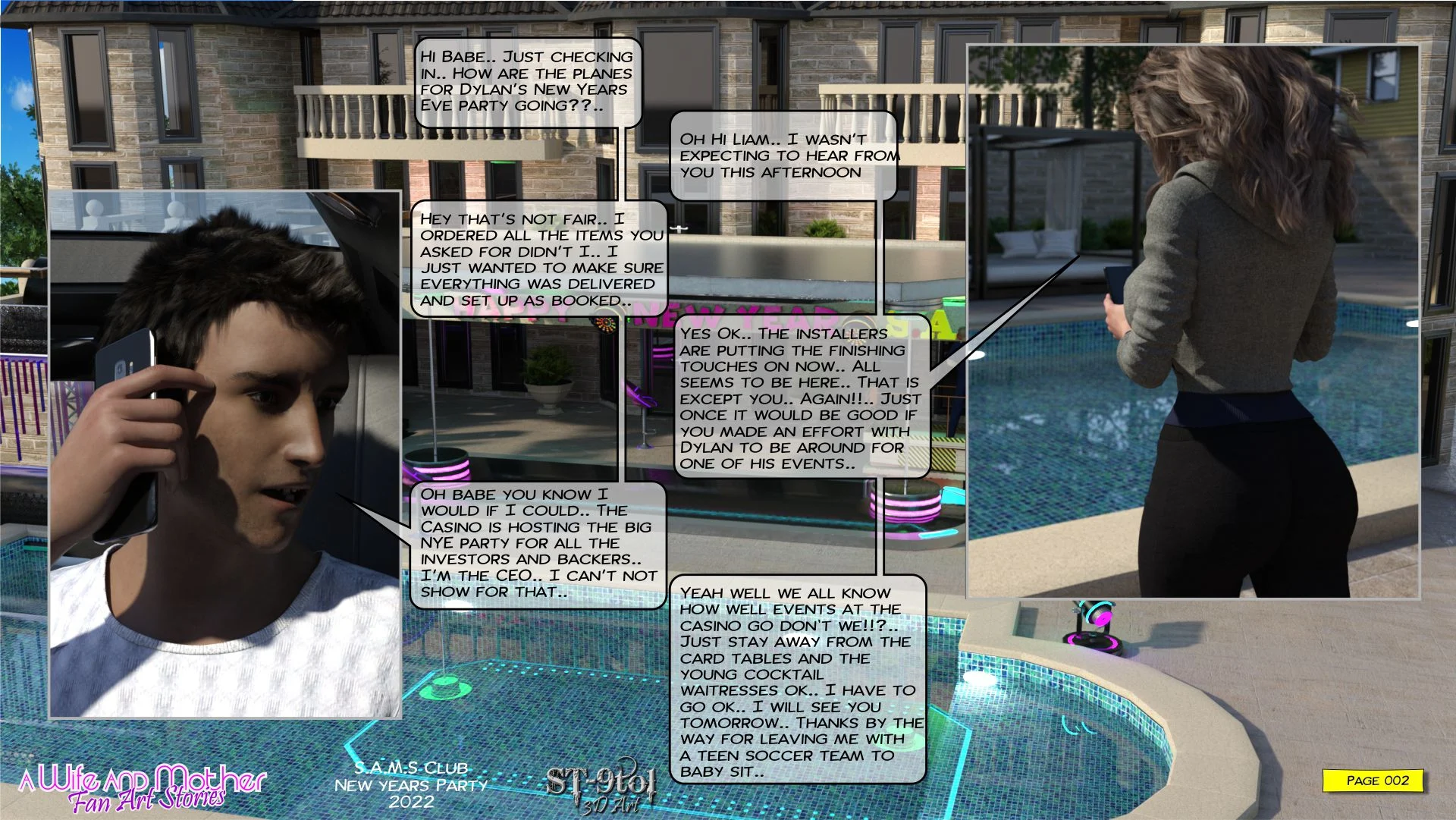 Fan Art Stories [ST-9Pol | ST9to1] 0.2 .  Happy New Year 2022 - [ST-9Pol] – page 2
