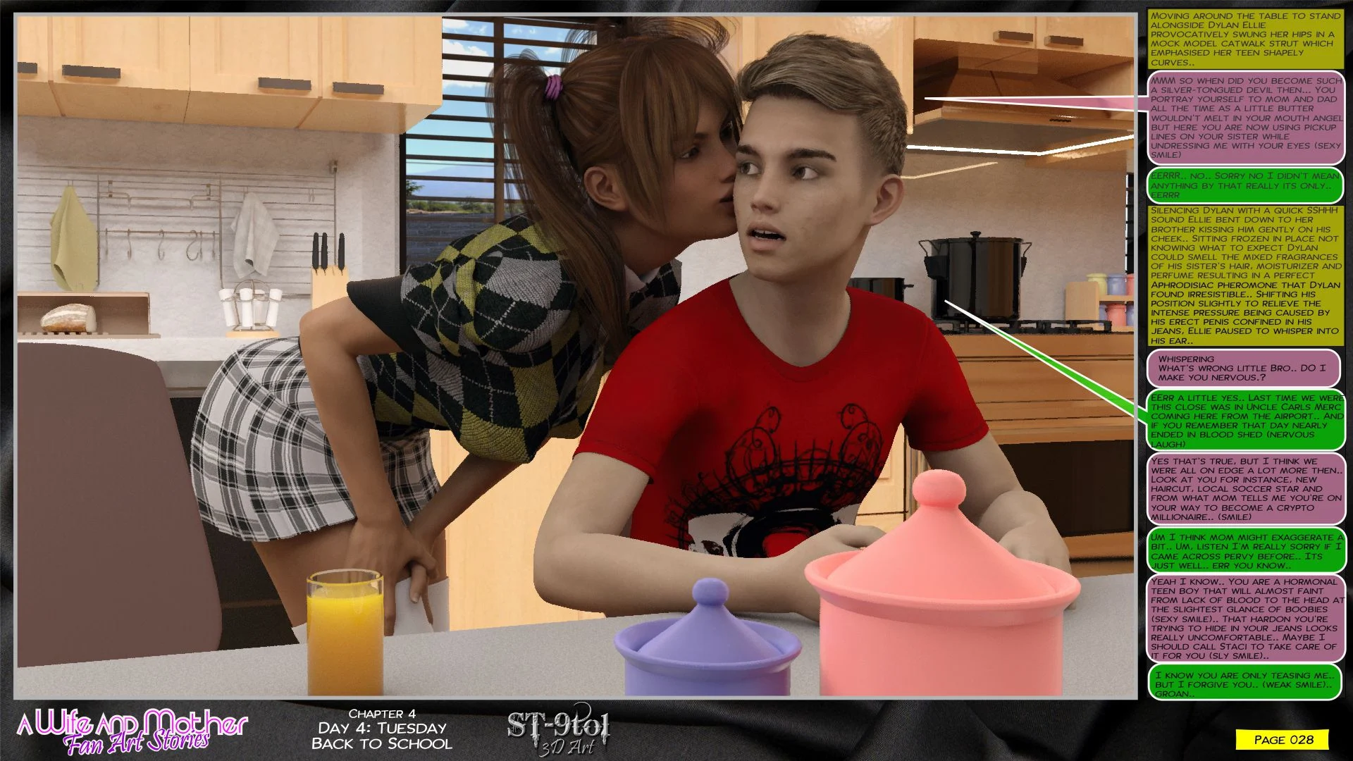 Fan Art Stories [ST-9Pol | ST9to1] 4 . Tuesday - Back To School - [ST-9Pol] – page 28