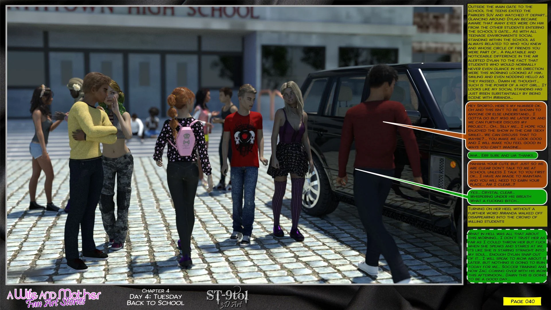 Fan Art Stories [ST-9Pol | ST9to1] 4 . Tuesday - Back To School - [ST-9Pol] – page 40