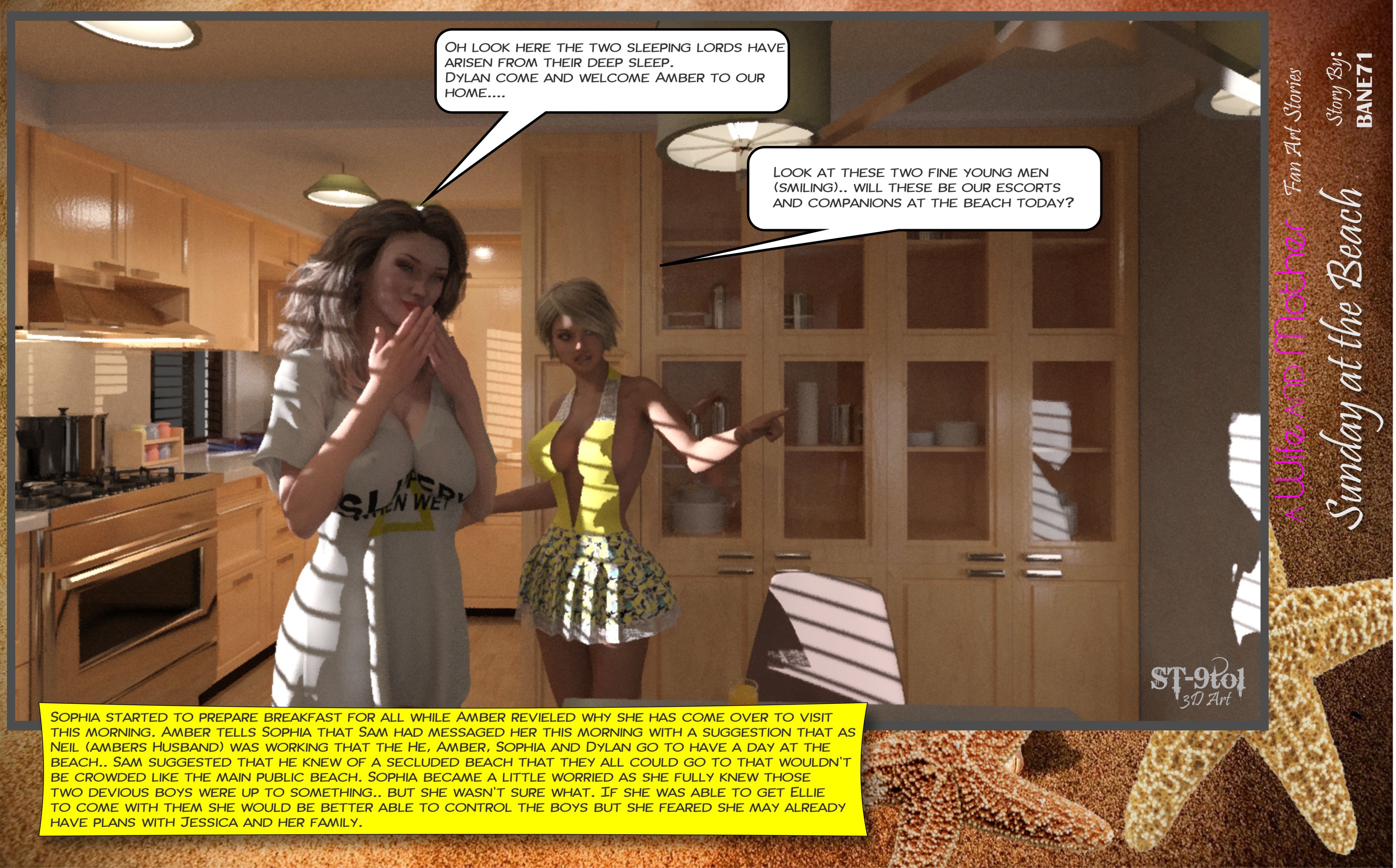 Fan Art Stories [ST-9Pol | ST9to1] 2 . Sunday On The Beach - [ST-9Pol] – page 12