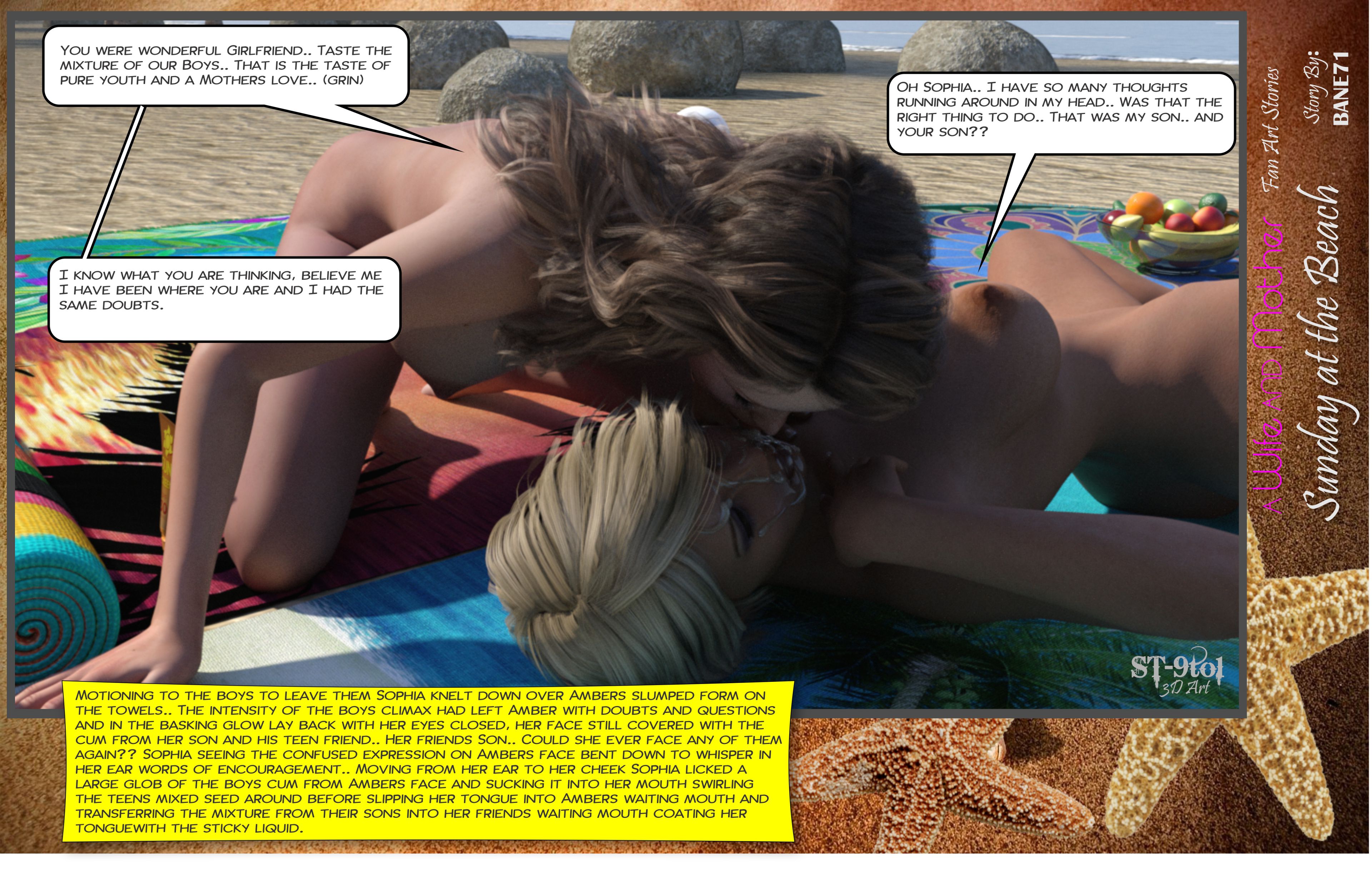 Fan Art Stories [ST-9Pol | ST9to1] 2 . Sunday On The Beach - [ST-9Pol] – page 123