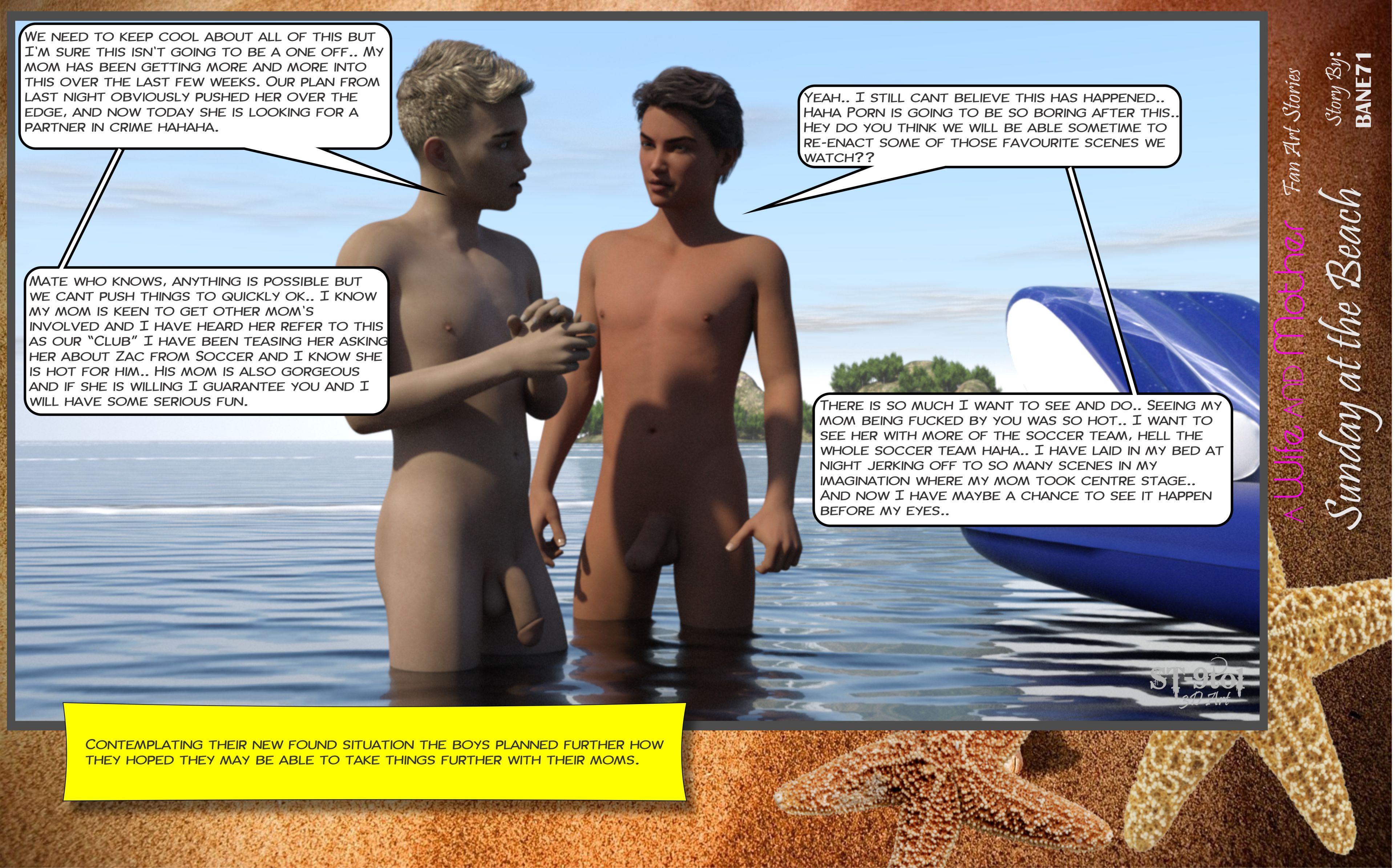 Fan Art Stories [ST-9Pol | ST9to1] 2 . Sunday On The Beach - [ST-9Pol] – page 127