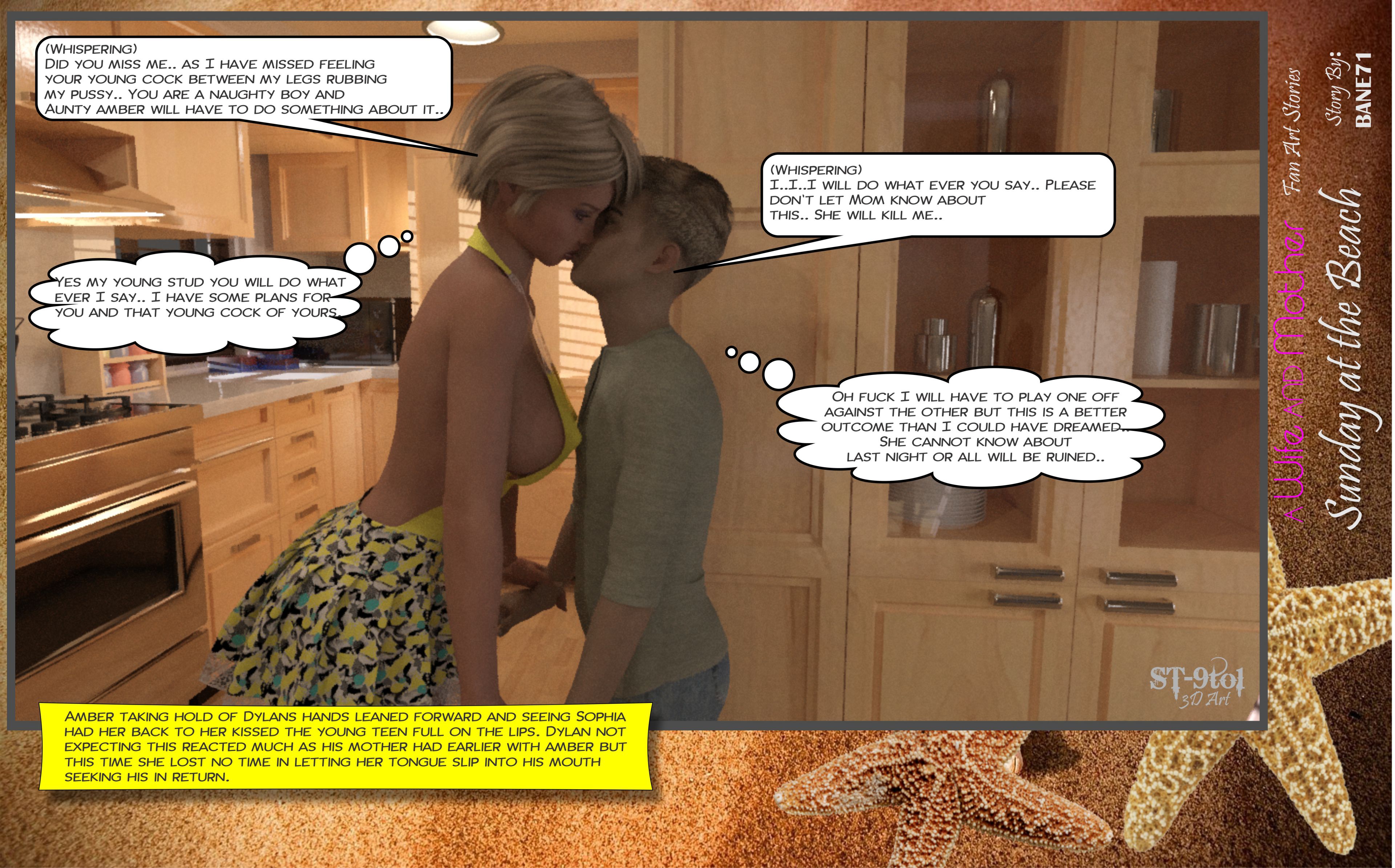 Fan Art Stories [ST-9Pol | ST9to1] 2 . Sunday On The Beach - [ST-9Pol] – page 14