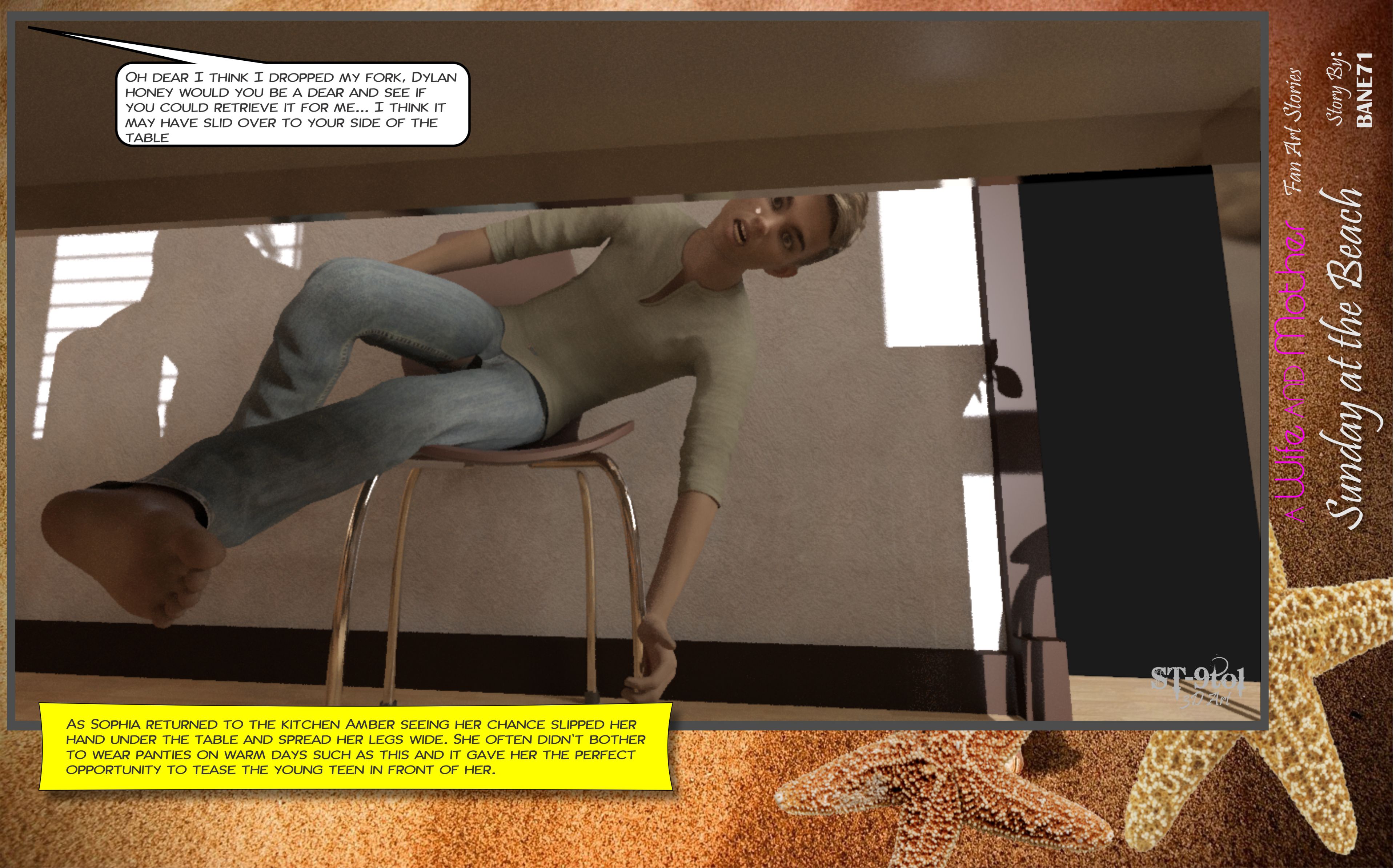 Fan Art Stories [ST-9Pol | ST9to1] 2 . Sunday On The Beach - [ST-9Pol] – page 18