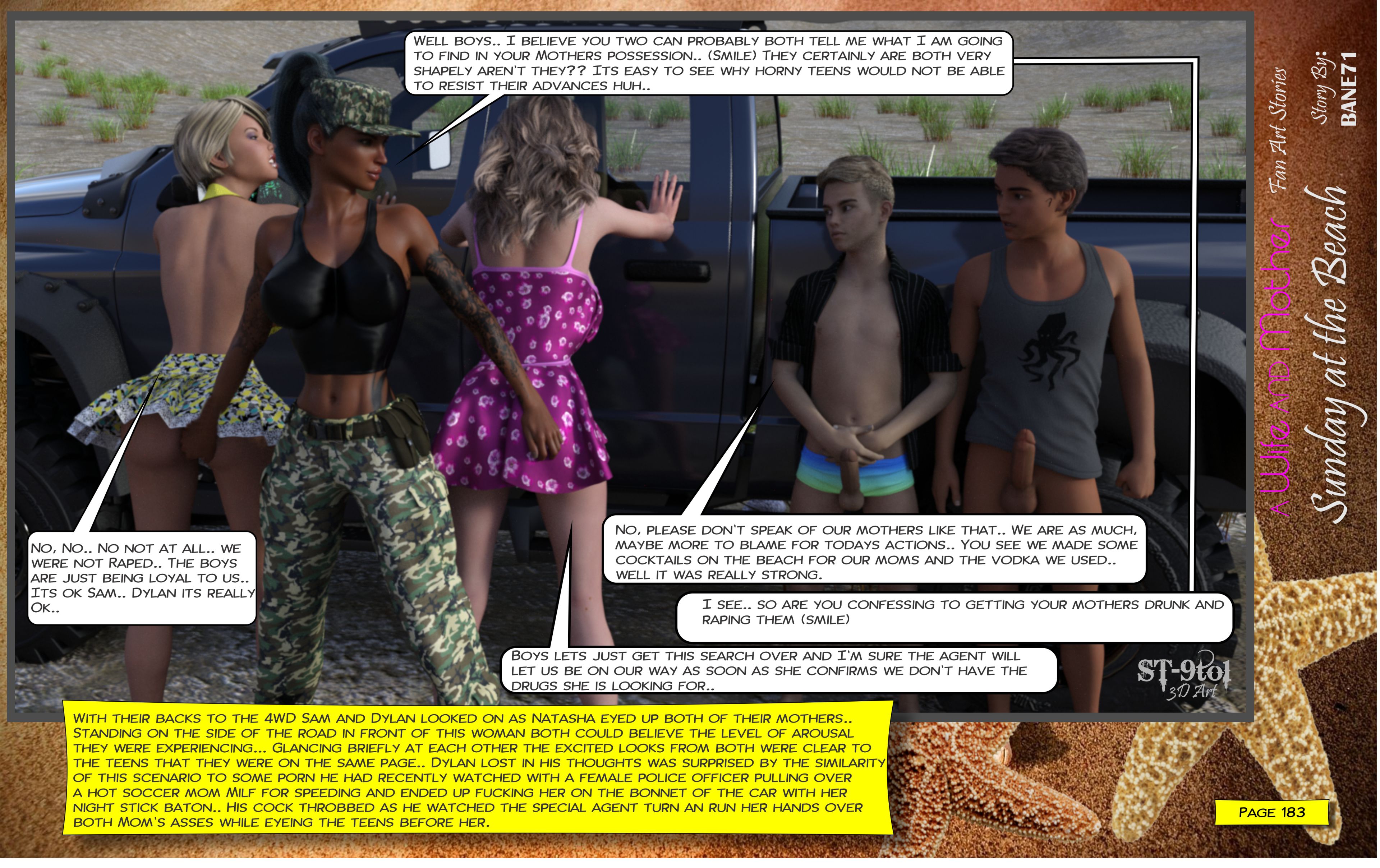 Fan Art Stories [ST-9Pol | ST9to1] 2 . Sunday On The Beach - [ST-9Pol] – page 184