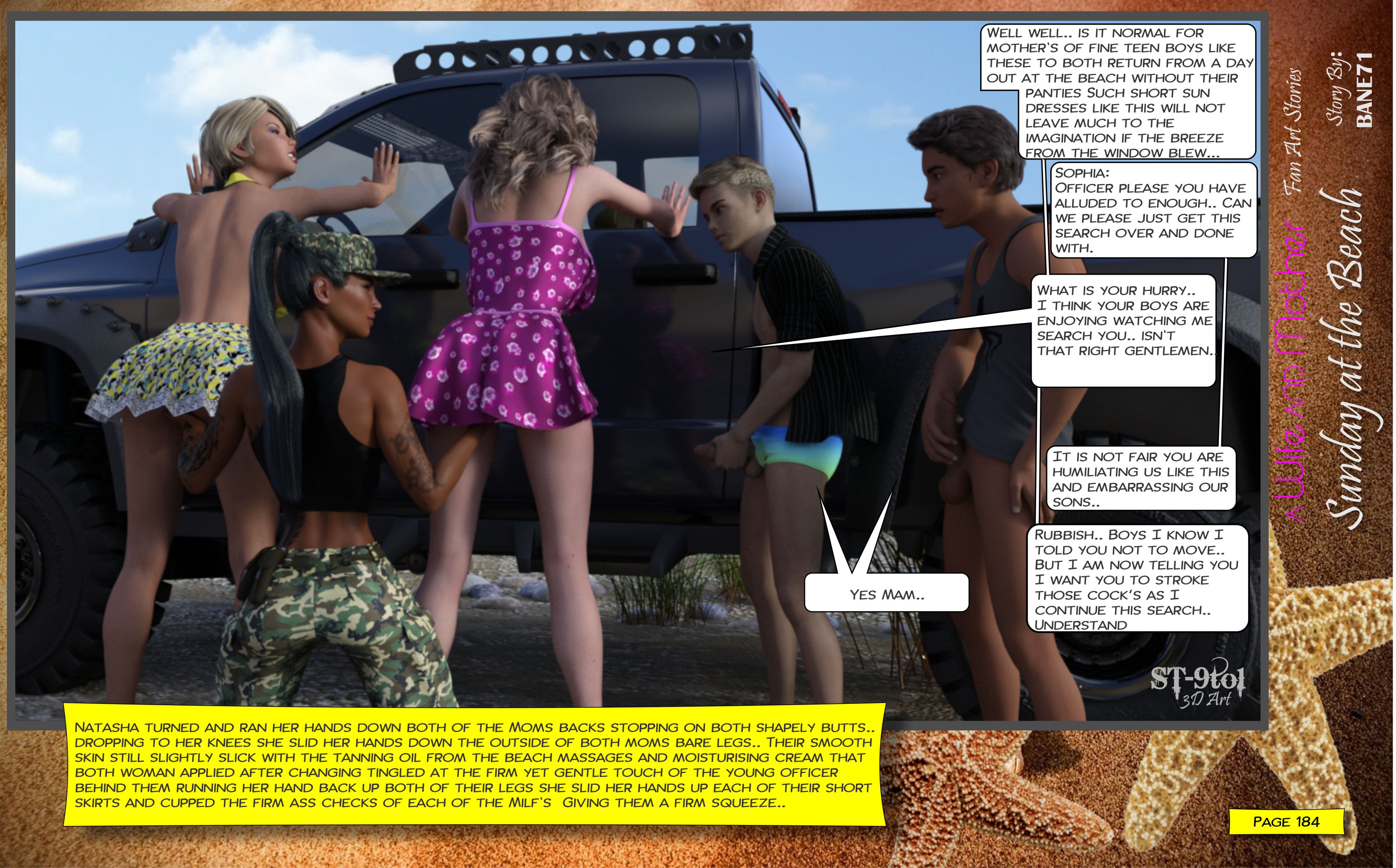 Fan Art Stories [ST-9Pol | ST9to1] 2 . Sunday On The Beach - [ST-9Pol] – page 185