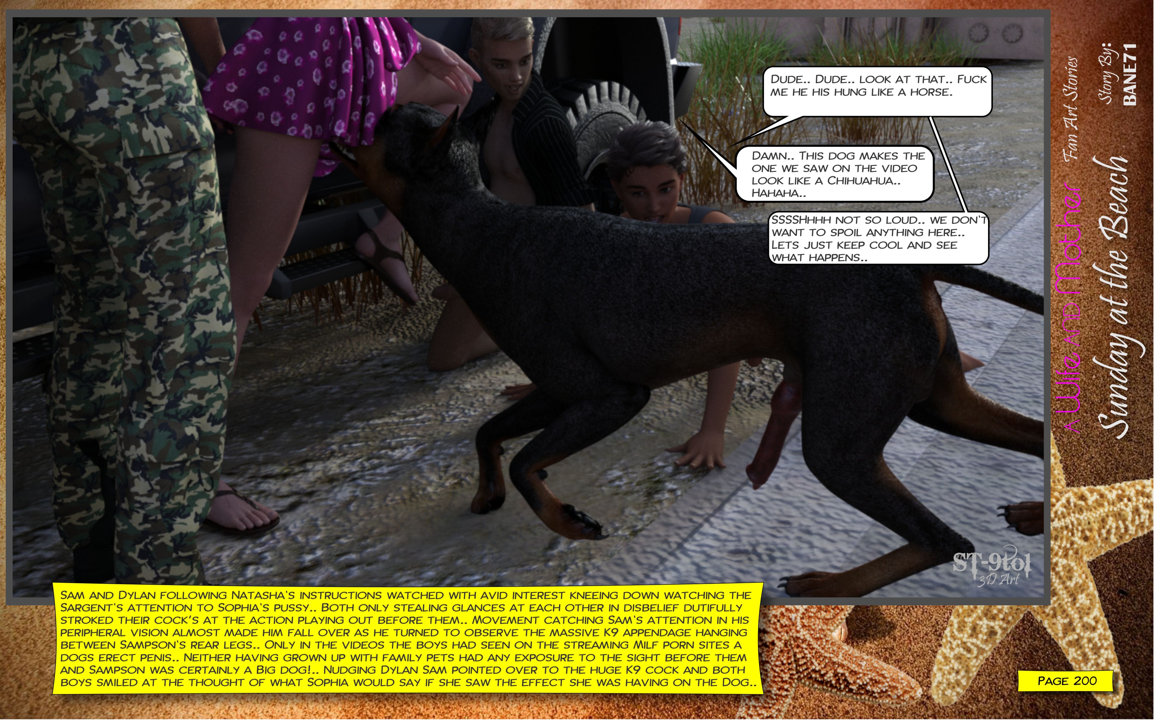 Fan Art Stories [ST-9Pol | ST9to1] 2 . Sunday On The Beach - [ST-9Pol] – page 201