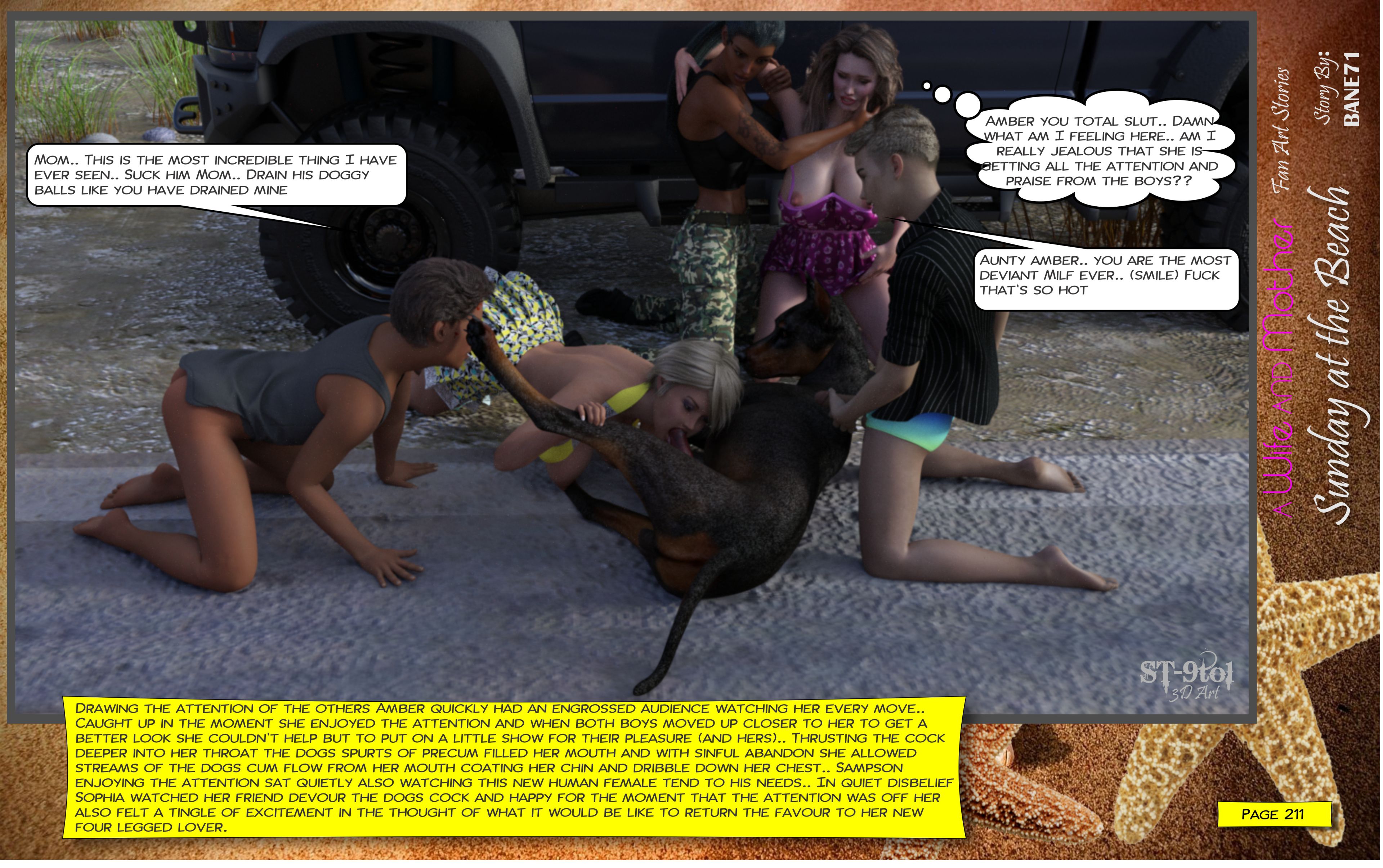 Fan Art Stories [ST-9Pol | ST9to1] 2 . Sunday On The Beach - [ST-9Pol] – page 212