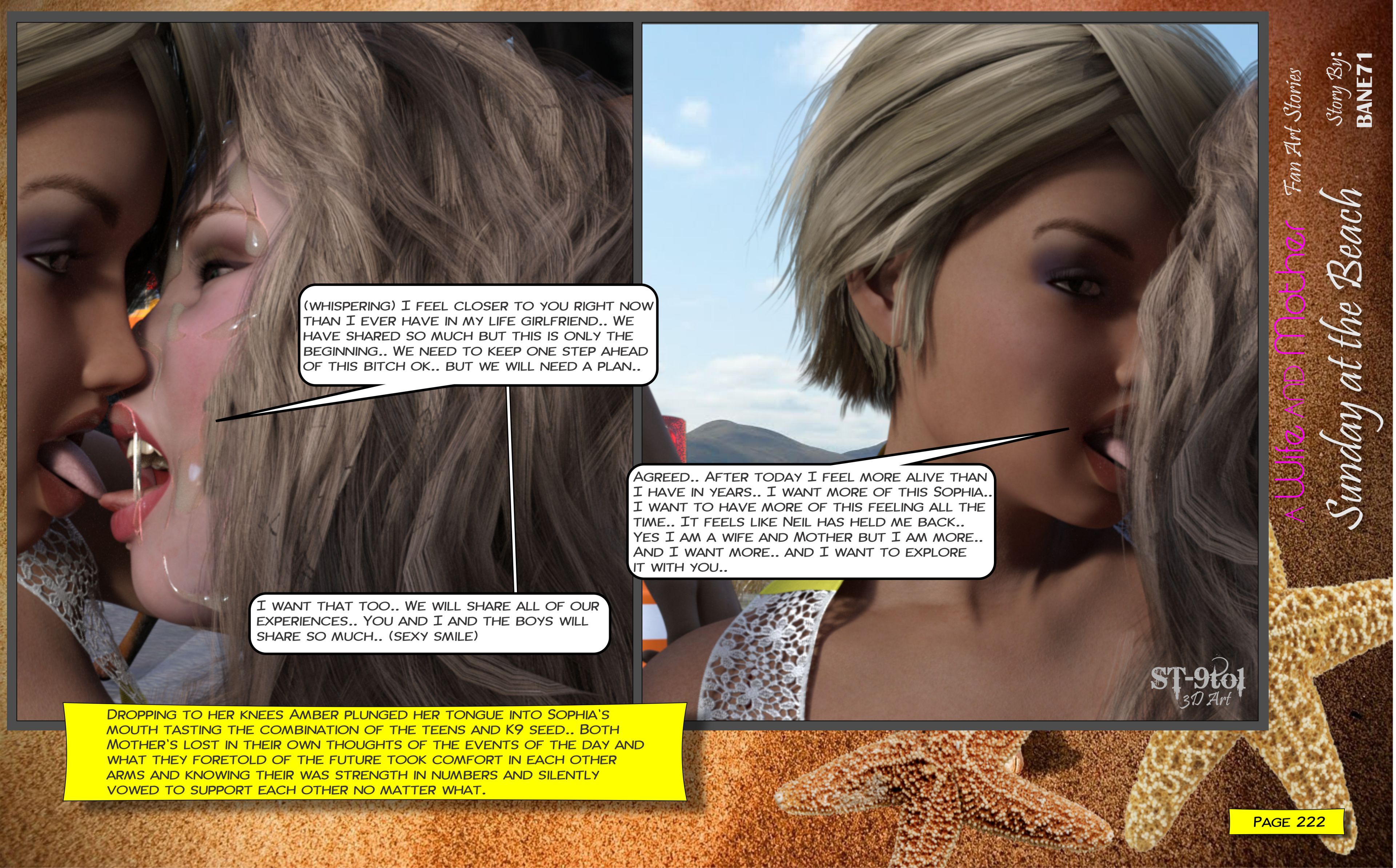 Fan Art Stories [ST-9Pol | ST9to1] 2 . Sunday On The Beach - [ST-9Pol] – page 223