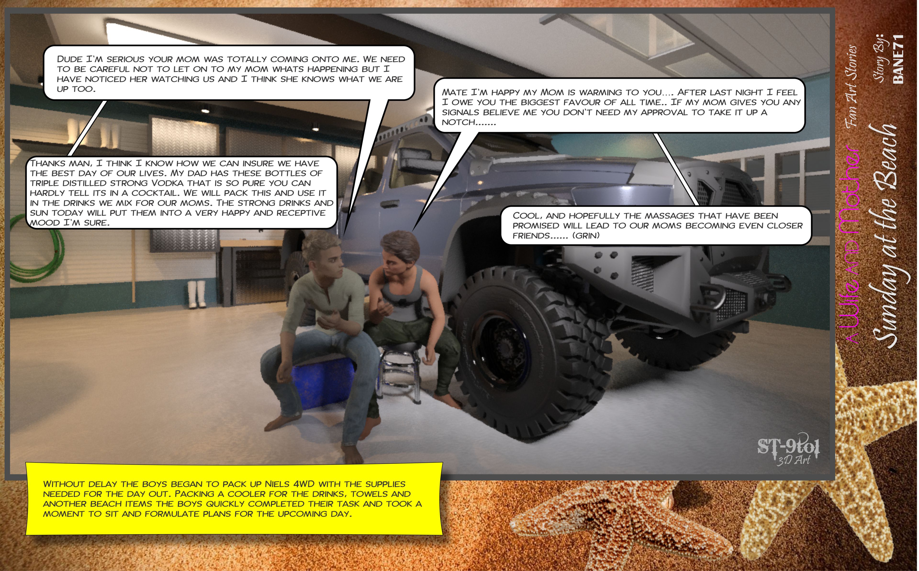 Fan Art Stories [ST-9Pol | ST9to1] 2 . Sunday On The Beach - [ST-9Pol] – page 23