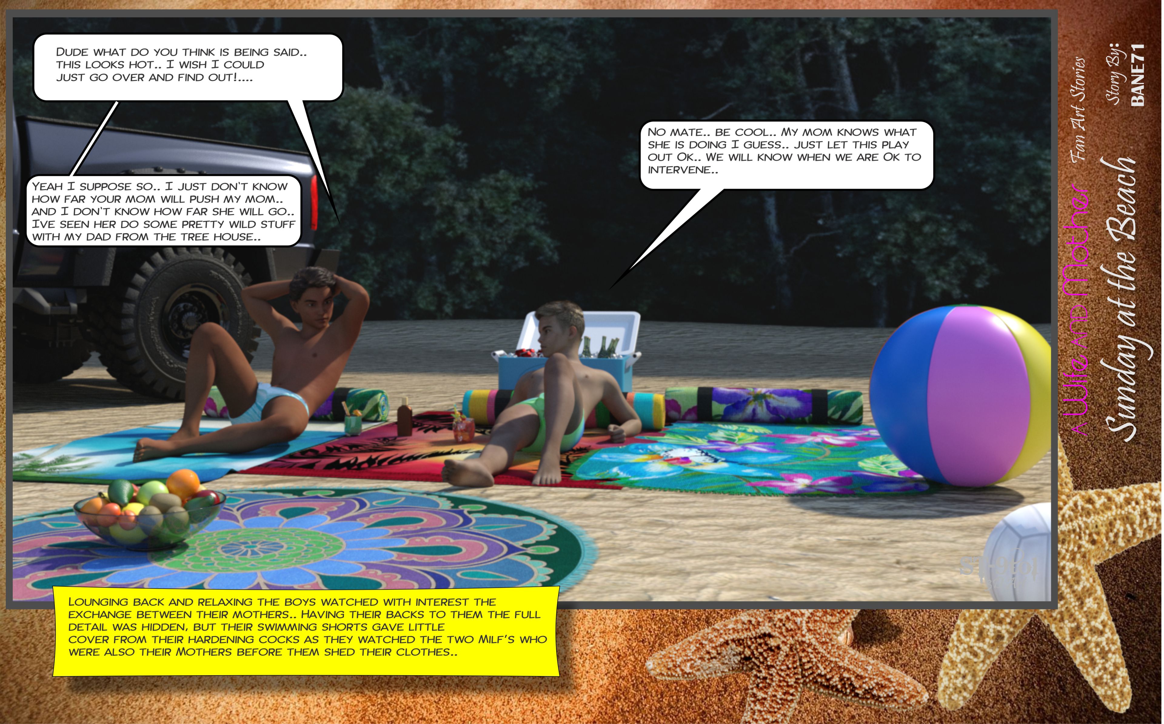 Fan Art Stories [ST-9Pol | ST9to1] 2 . Sunday On The Beach - [ST-9Pol] – page 42