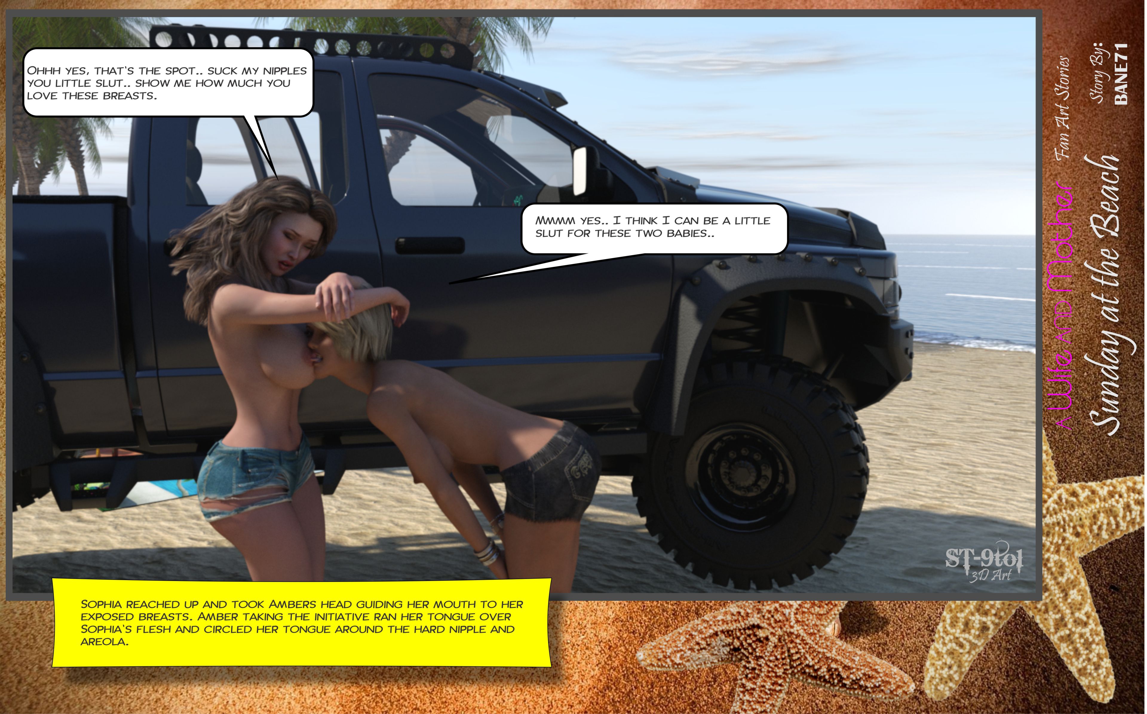 Fan Art Stories [ST-9Pol | ST9to1] 2 . Sunday On The Beach - [ST-9Pol] – page 46