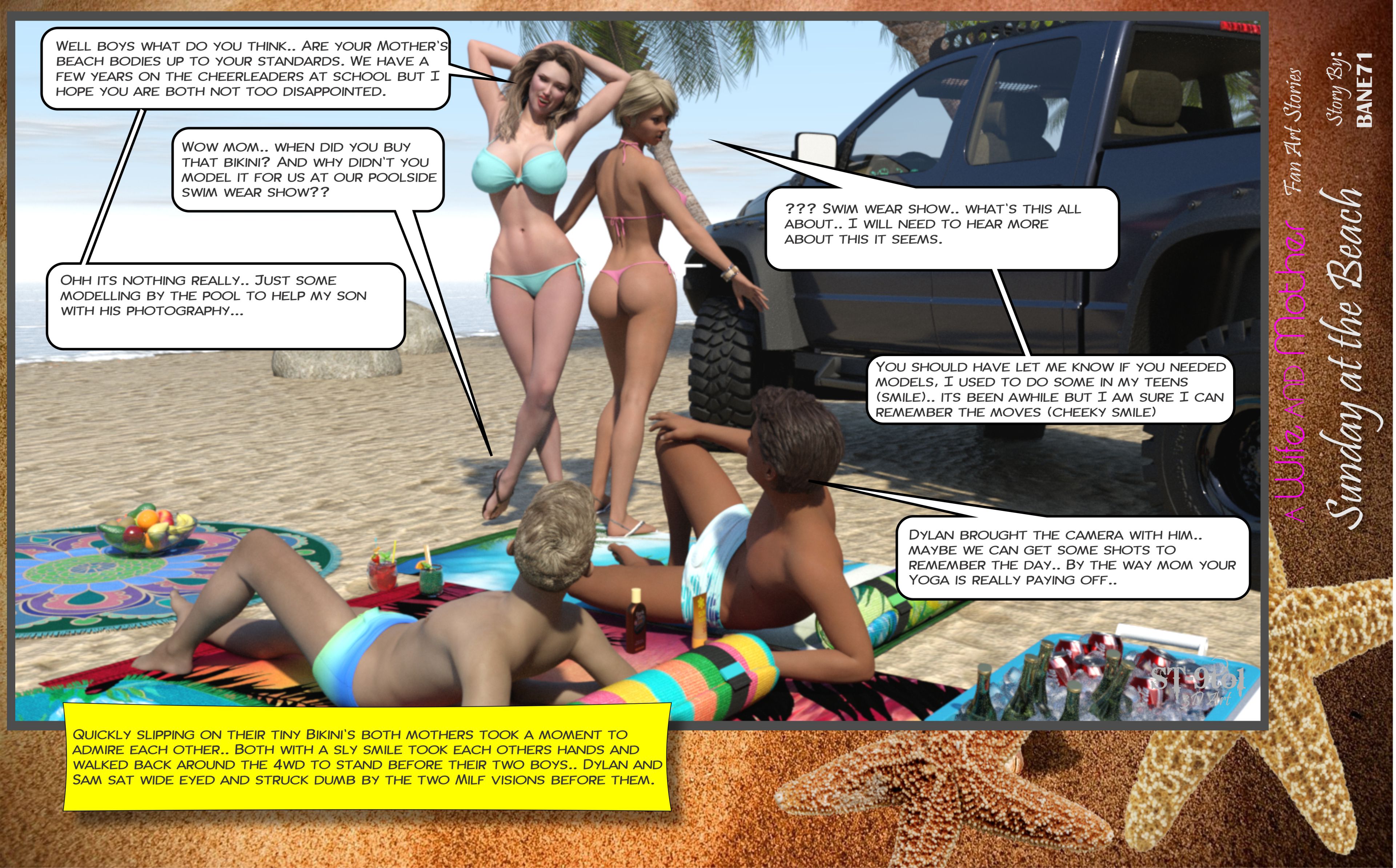 Fan Art Stories [ST-9Pol | ST9to1] 2 . Sunday On The Beach - [ST-9Pol] – page 52