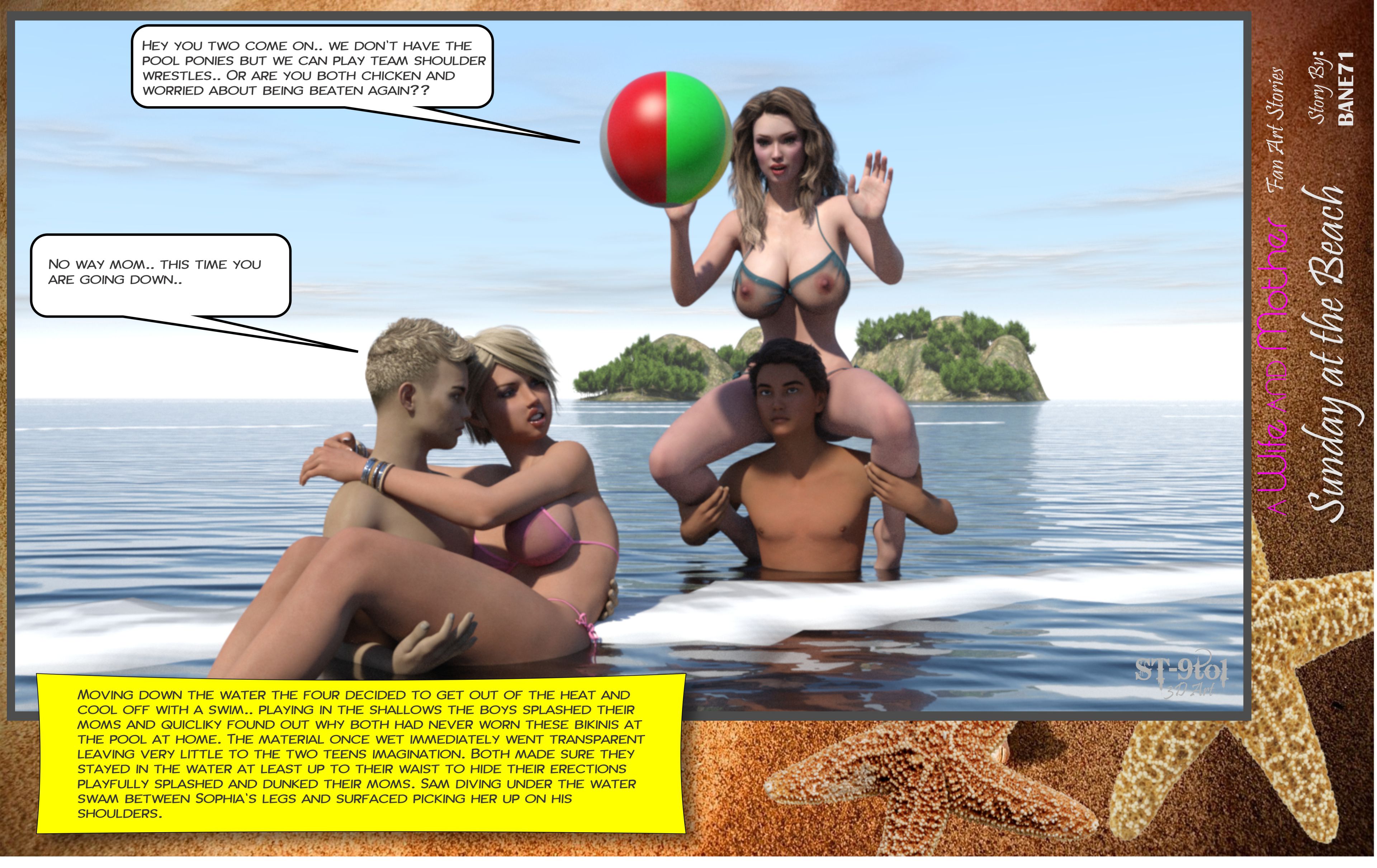 Fan Art Stories [ST-9Pol | ST9to1] 2 . Sunday On The Beach - [ST-9Pol] – page 53