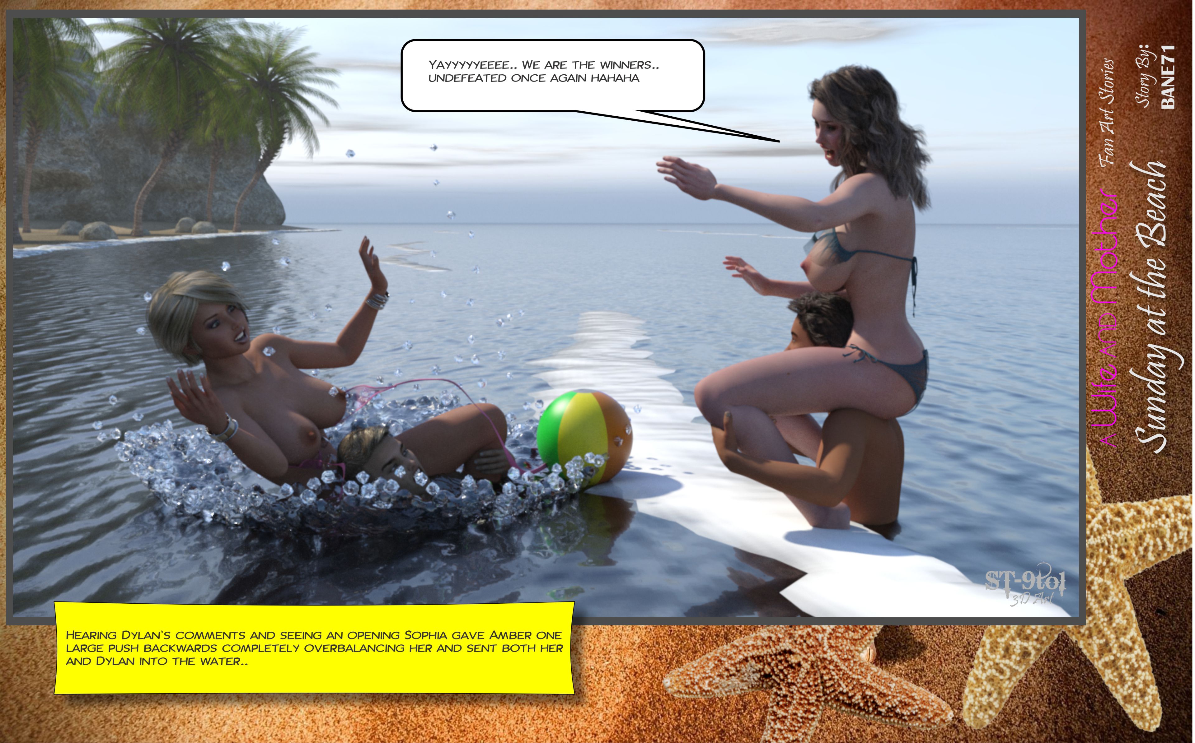 Fan Art Stories [ST-9Pol | ST9to1] 2 . Sunday On The Beach - [ST-9Pol] – page 57