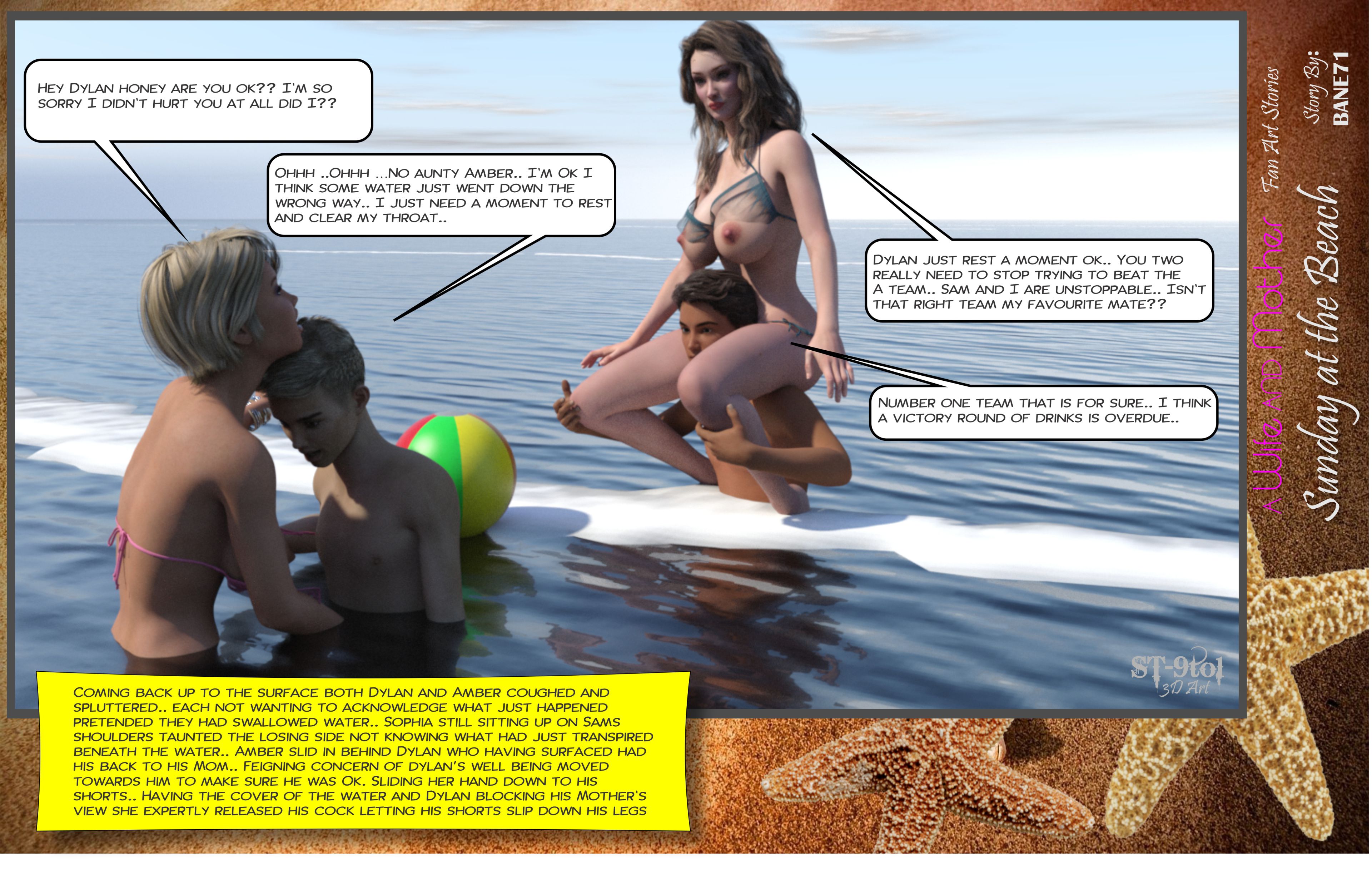 Fan Art Stories [ST-9Pol | ST9to1] 2 . Sunday On The Beach - [ST-9Pol] – page 59
