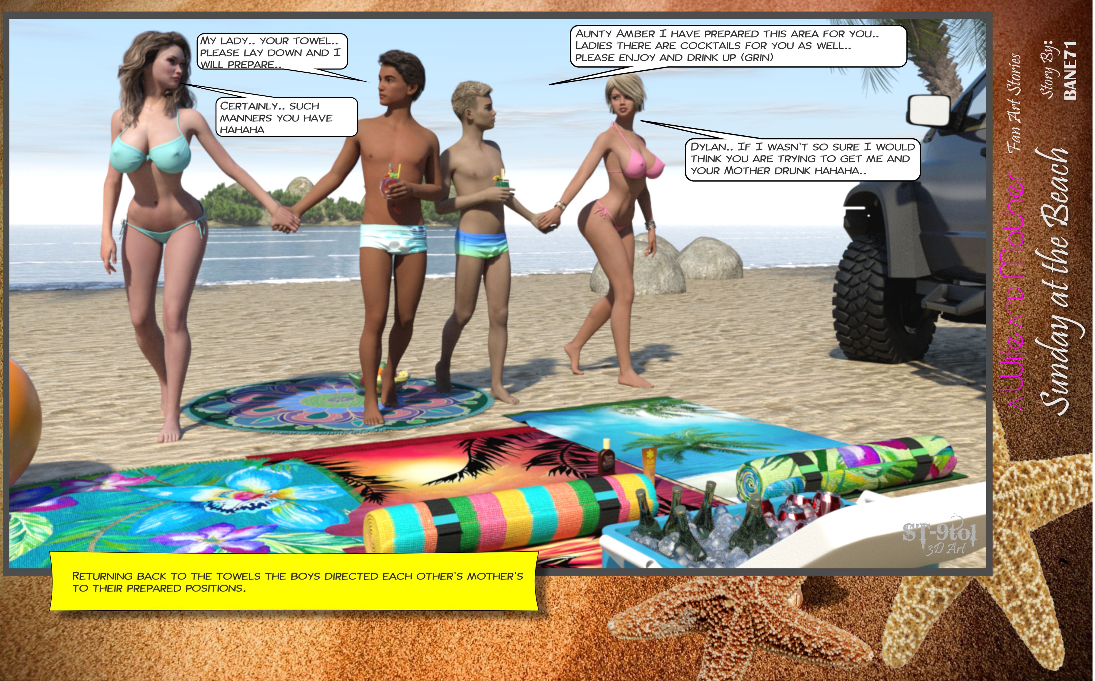 Fan Art Stories [ST-9Pol | ST9to1] 2 . Sunday On The Beach - [ST-9Pol] – page 64