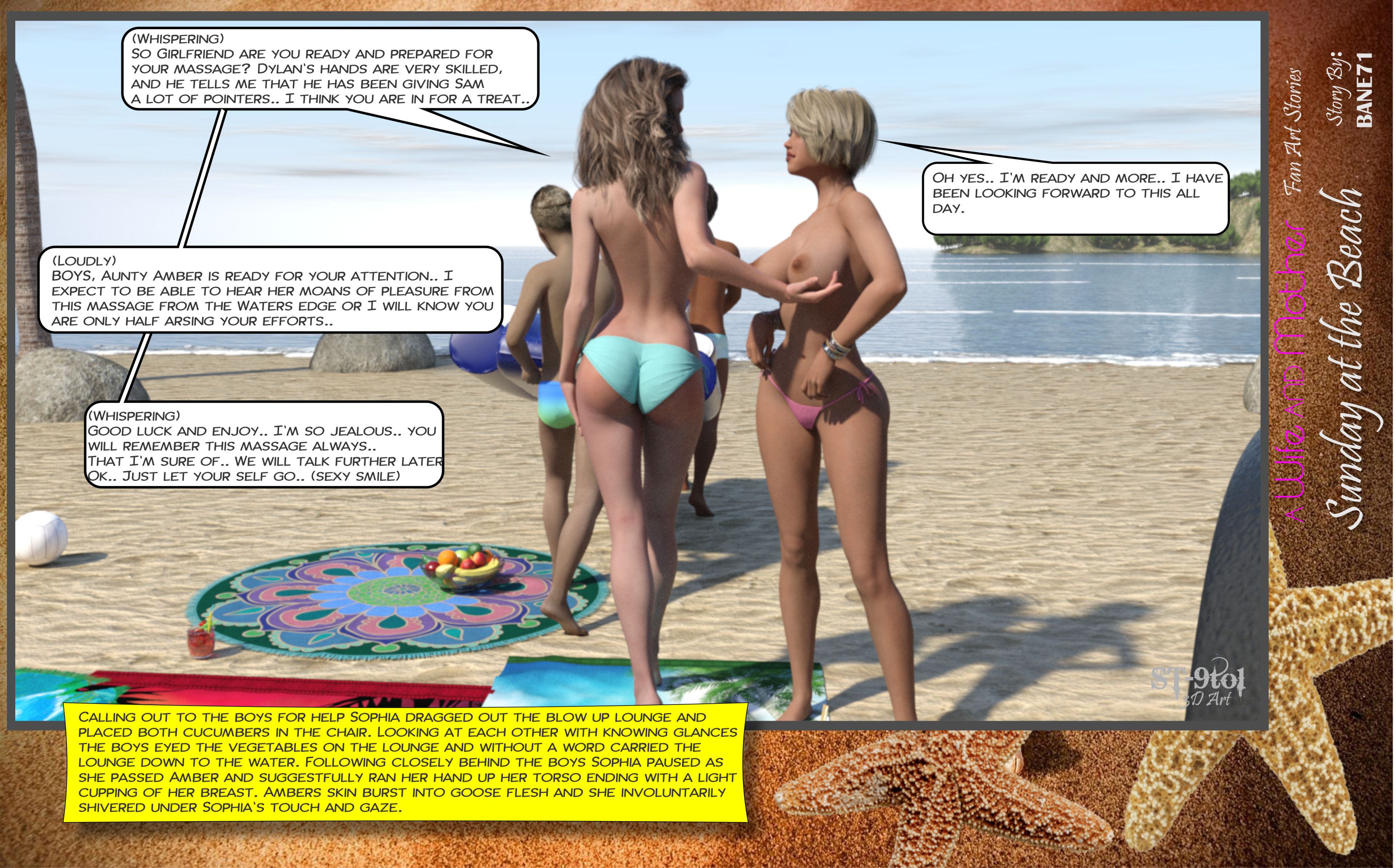 Fan Art Stories [ST-9Pol | ST9to1] 2 . Sunday On The Beach - [ST-9Pol] – page 85