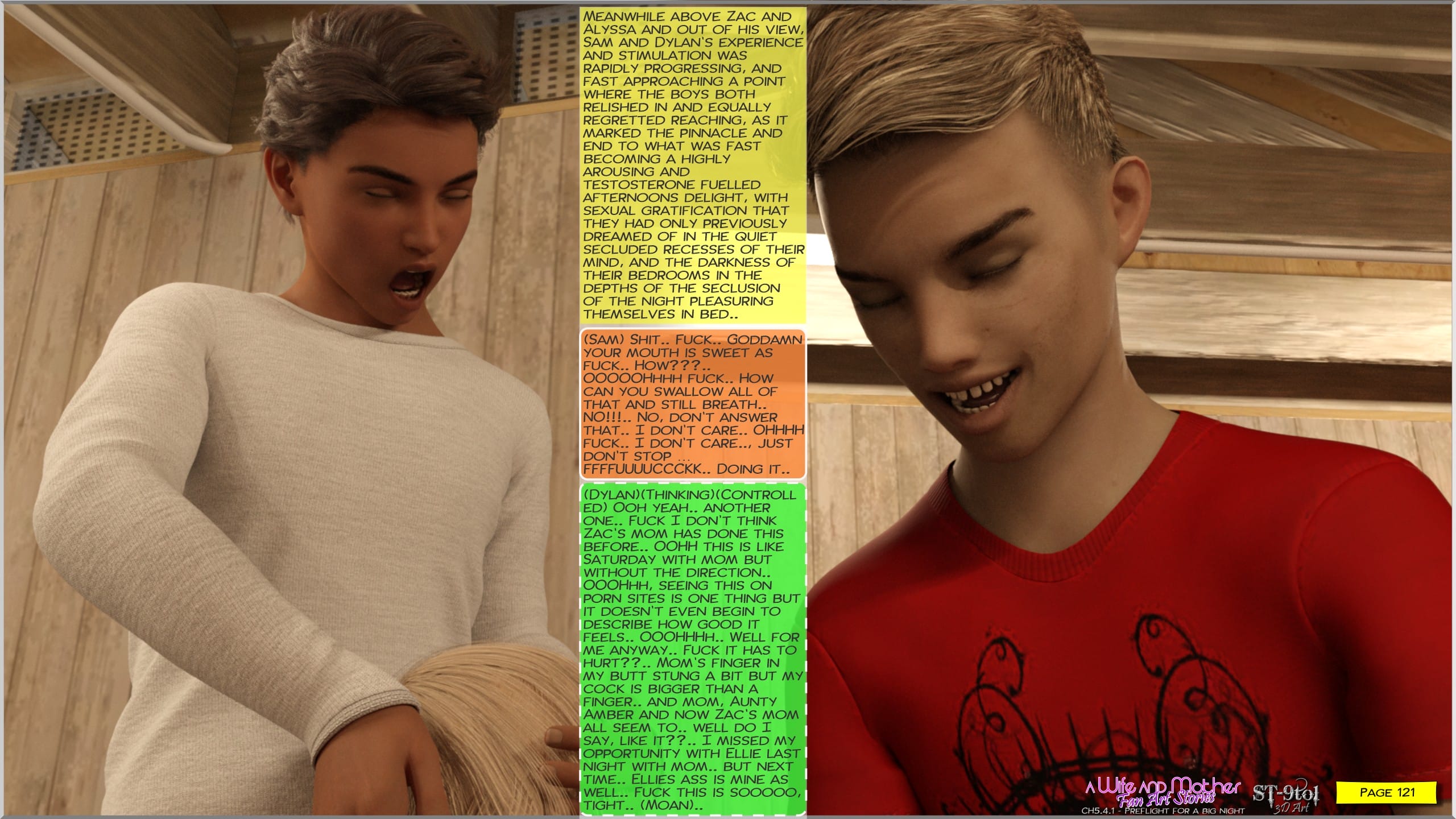 Fan Art Stories [ST-9Pol | ST9to1] 5.4.1 . Preflight For A Big Night - [ST-9Pol | ST9to1] – page 121