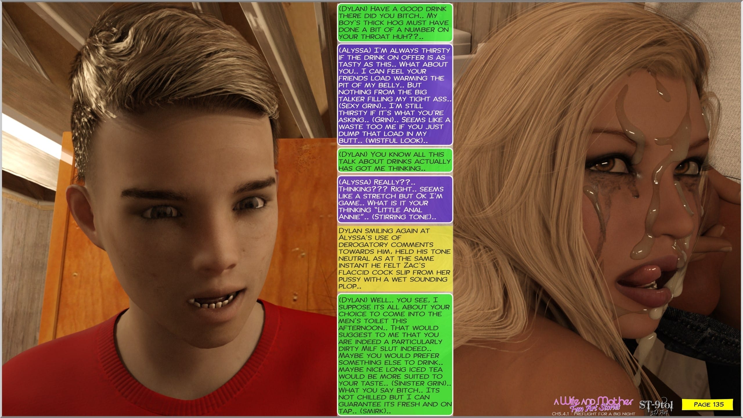 Fan Art Stories [ST-9Pol | ST9to1] 5.4.1 . Preflight For A Big Night - [ST-9Pol | ST9to1] – page 135