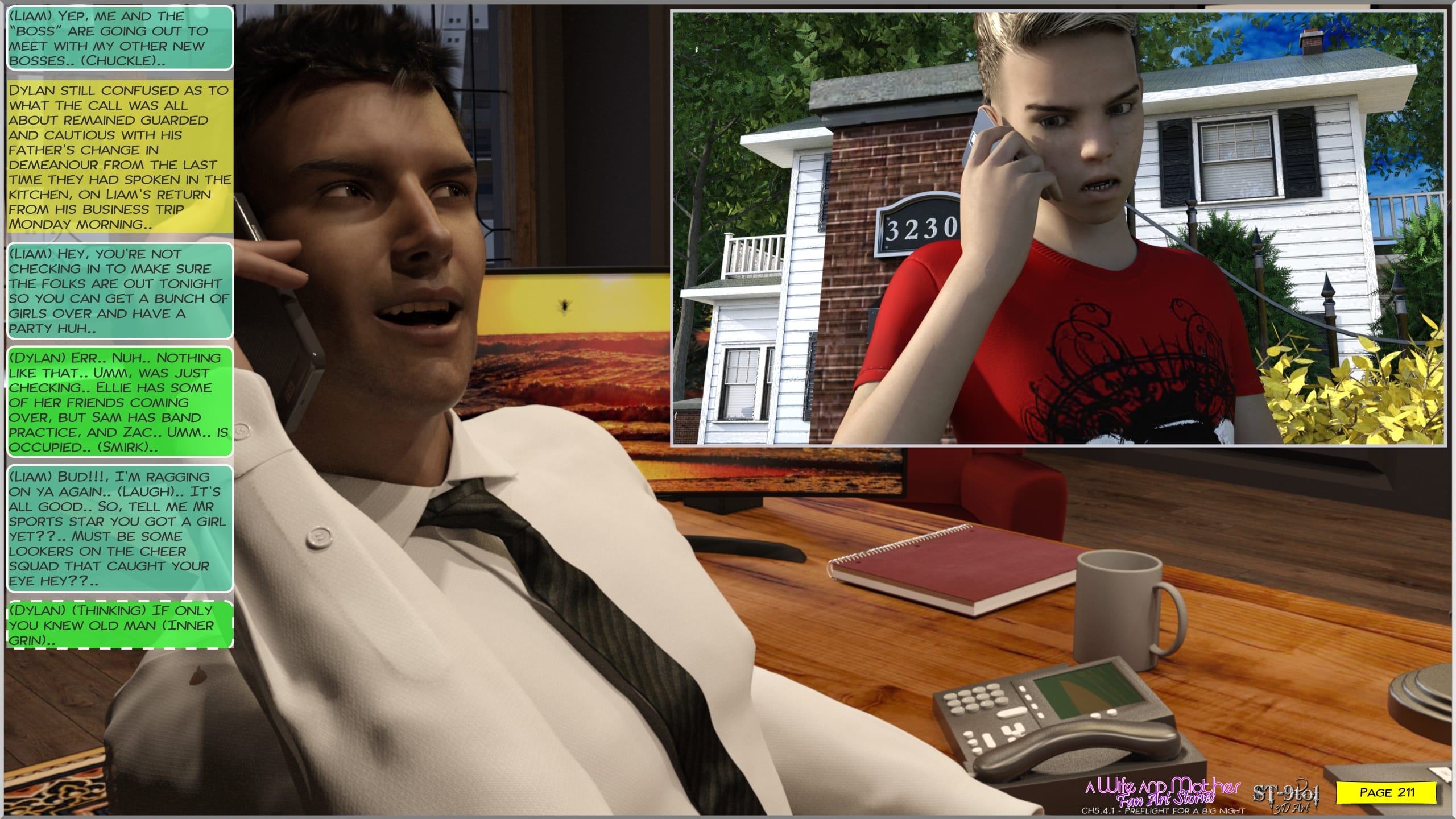 Fan Art Stories [ST-9Pol | ST9to1] 5.4.1 . Preflight For A Big Night - [ST-9Pol | ST9to1] – page 211