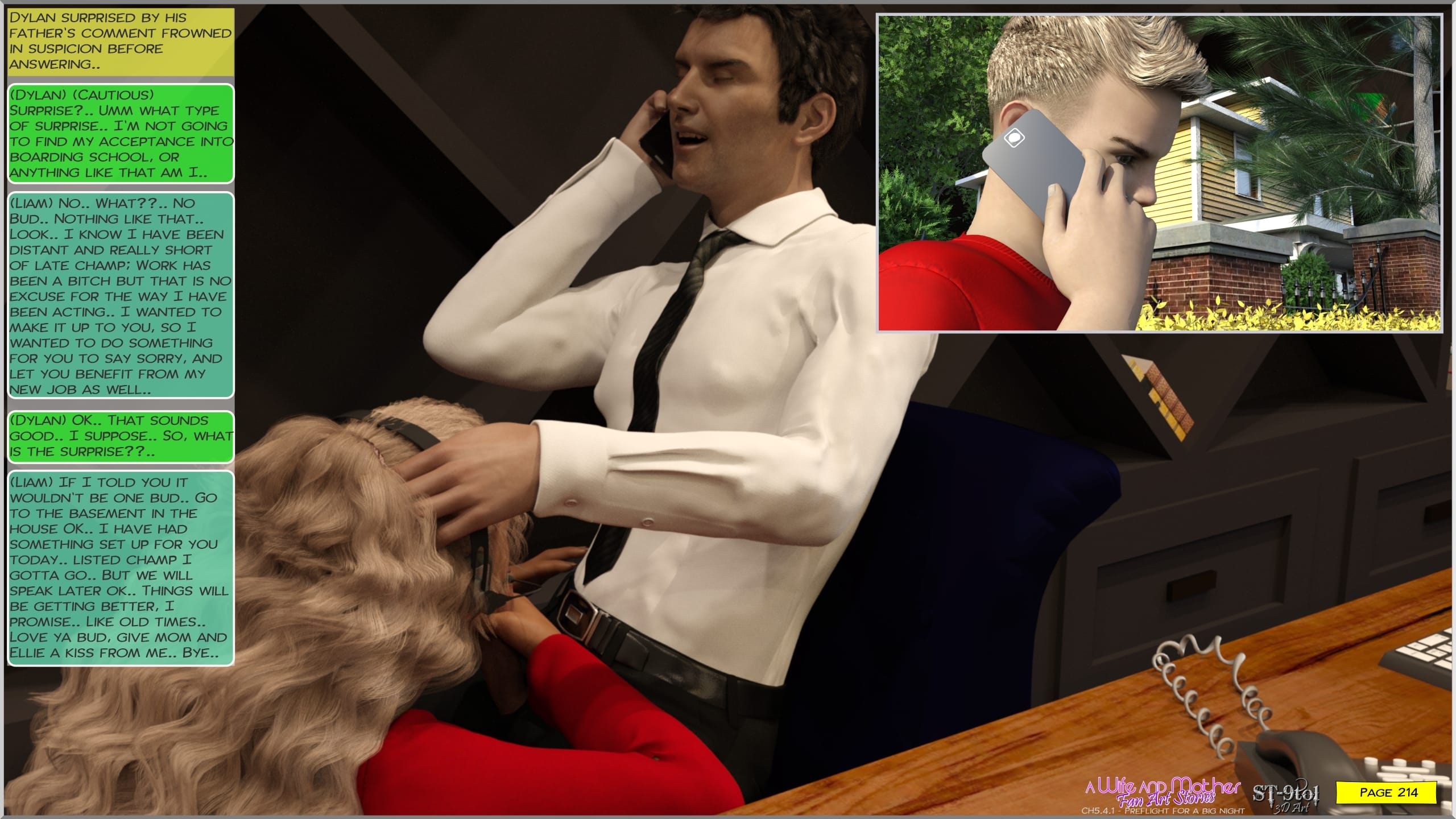Fan Art Stories [ST-9Pol | ST9to1] 5.4.1 . Preflight For A Big Night - [ST-9Pol | ST9to1] – page 214