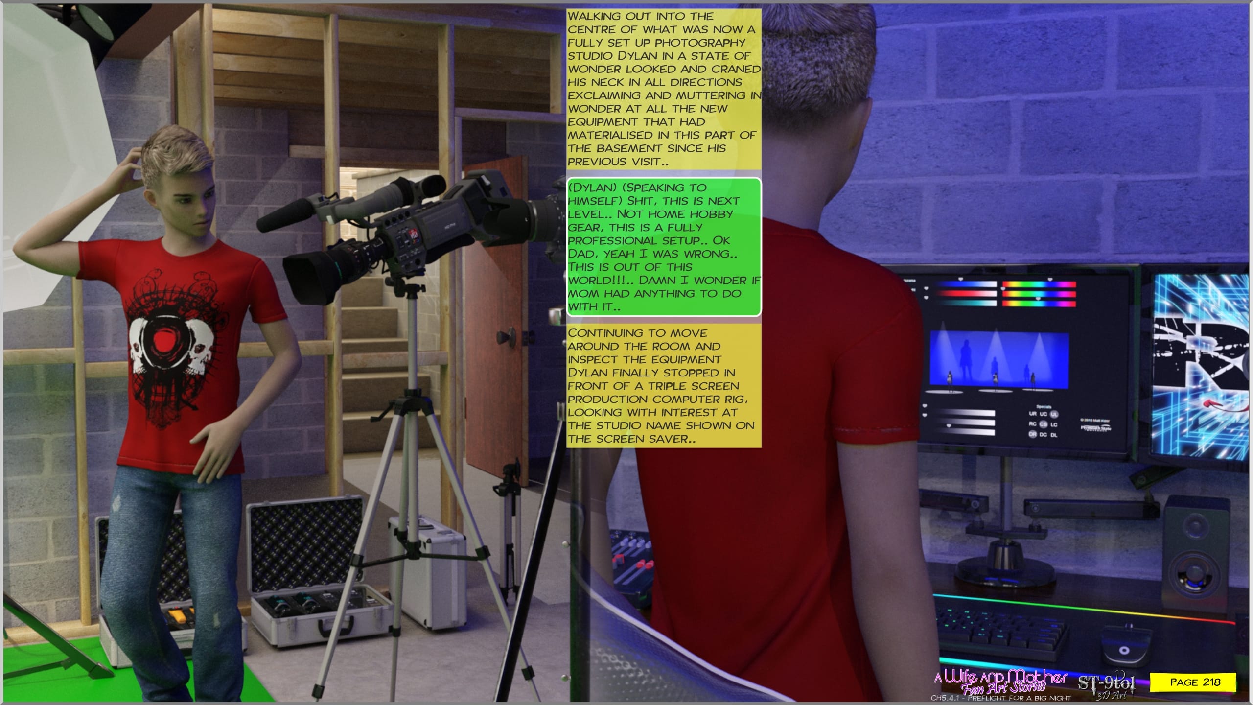 Fan Art Stories [ST-9Pol | ST9to1] 5.4.1 . Preflight For A Big Night - [ST-9Pol | ST9to1] – page 218